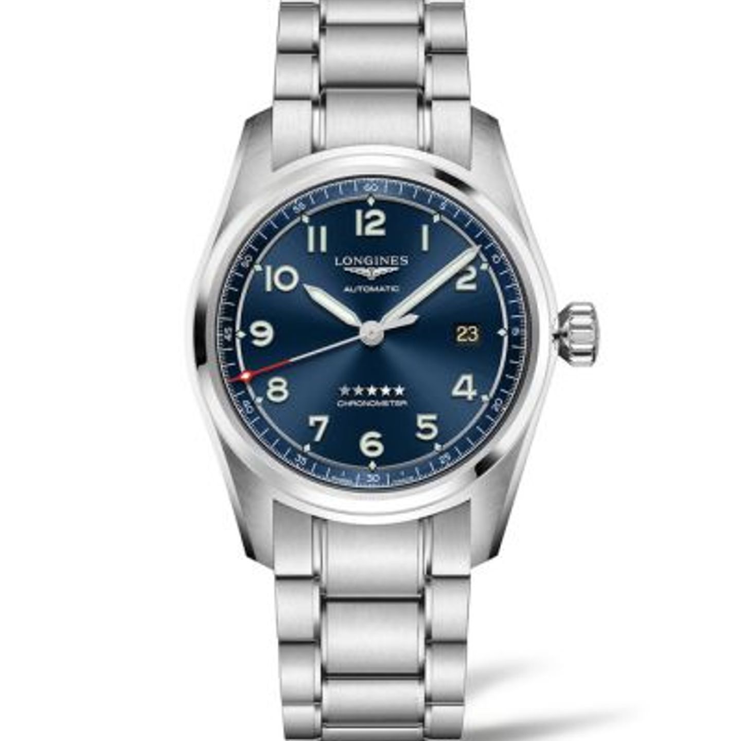 Longines Spirit L3.810.4.93.9 (2023) - Blue dial 40 mm Steel case (1/1)
