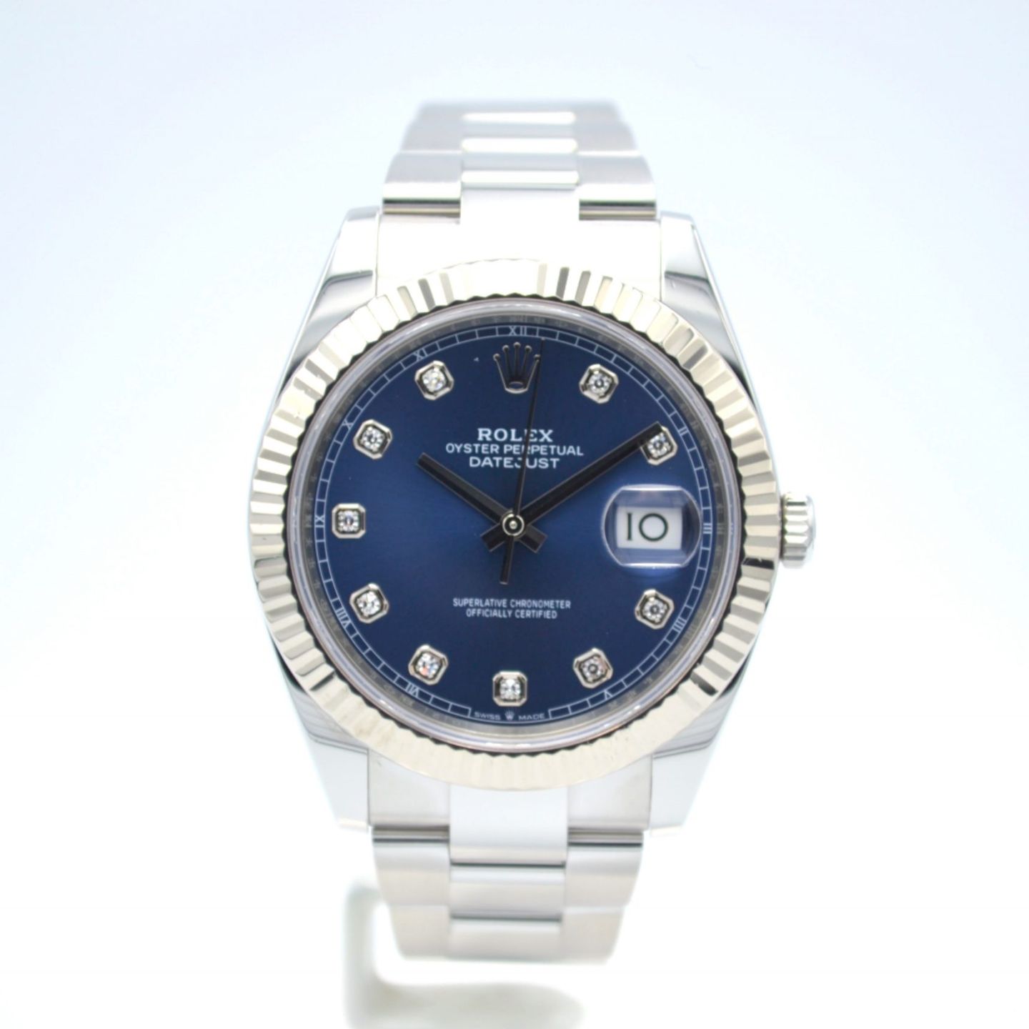 Rolex Datejust 41 126334 (2019) - Blue dial 41 mm Steel case (1/6)
