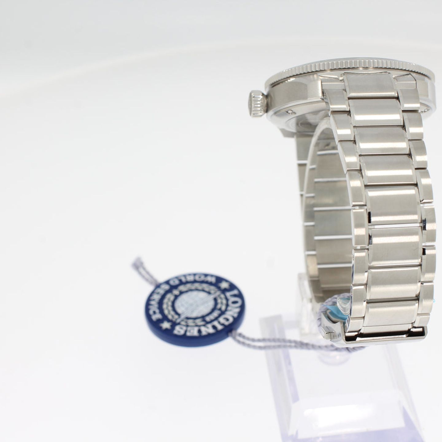 Longines Spirit L3.812.4.63.6 (2025) - Grijs wijzerplaat 42mm Staal (4/4)