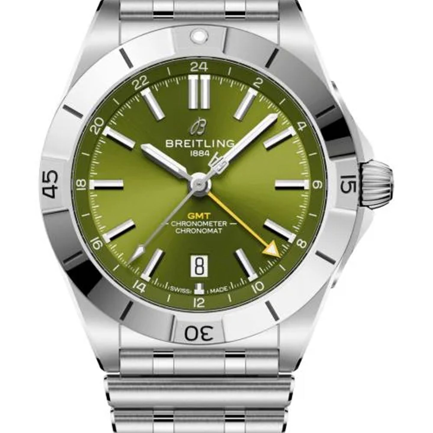 Breitling Chronomat GMT A32398A11L1A1 (2026) - Groen wijzerplaat 40mm Staal (1/1)