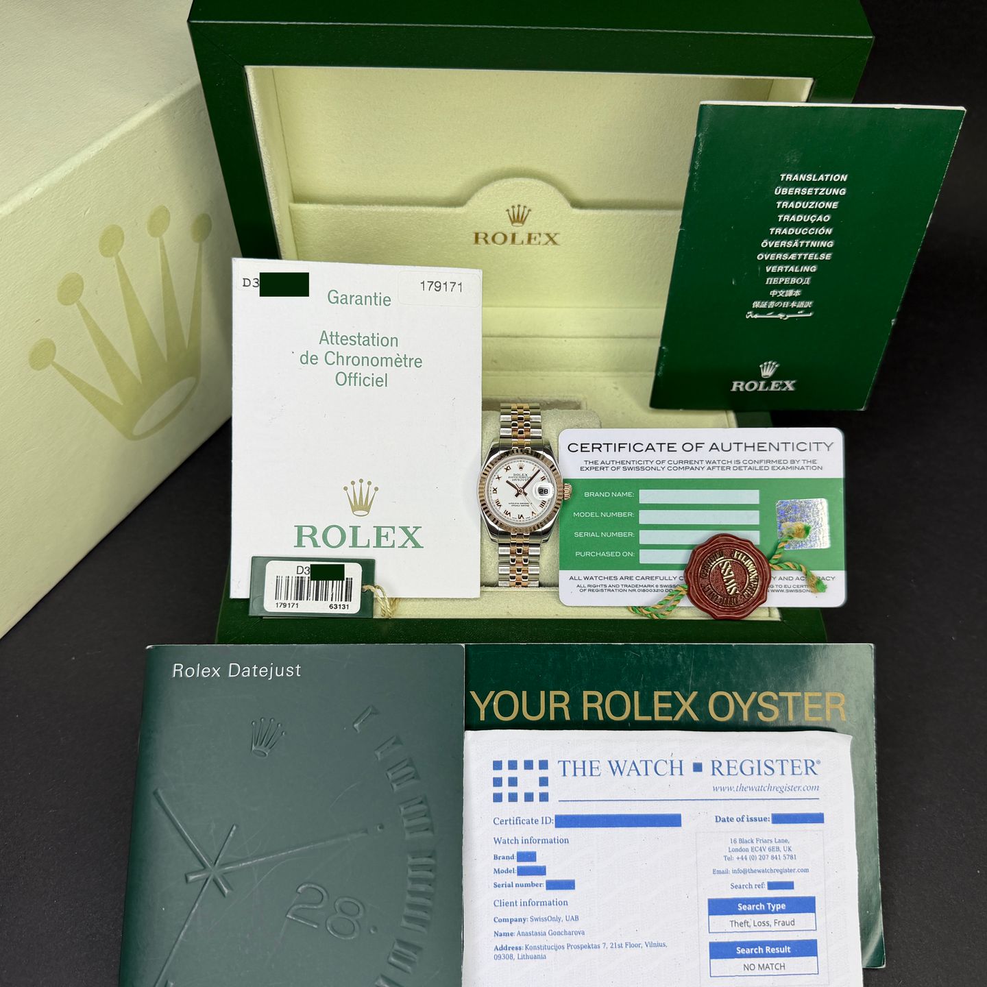 Rolex Lady-Datejust 179171 (2006) - 26 mm Gold/Steel case (3/8)