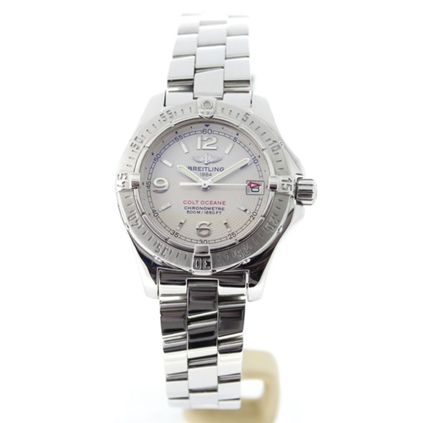 Breitling Colt A77830 (2009) - White dial 33 mm Steel case (6/7)