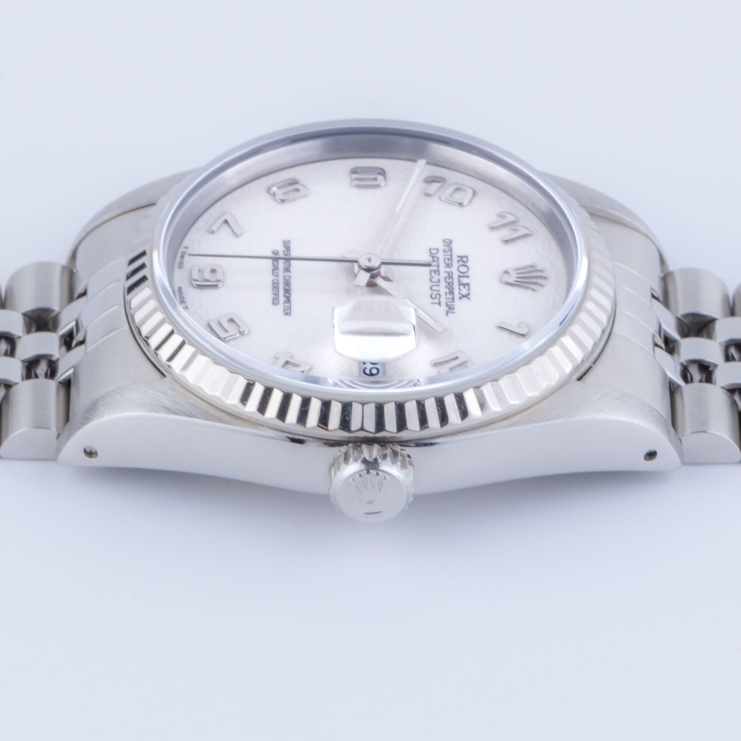 Rolex Datejust 36 16234 (1991) - Silver dial 36 mm Steel case (5/8)