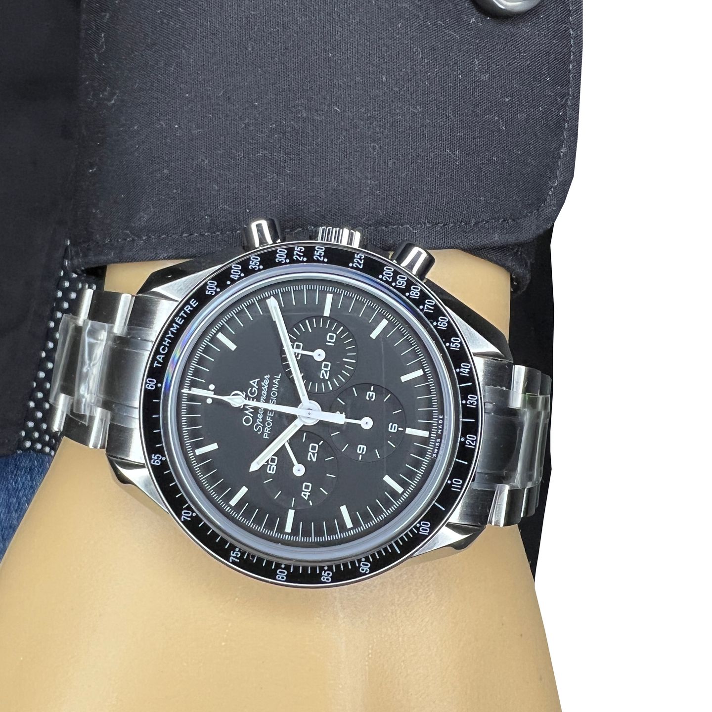 Omega Speedmaster Professional Moonwatch 311.30.42.30.01.006 (2021) - Black dial 42 mm Steel case (2/8)