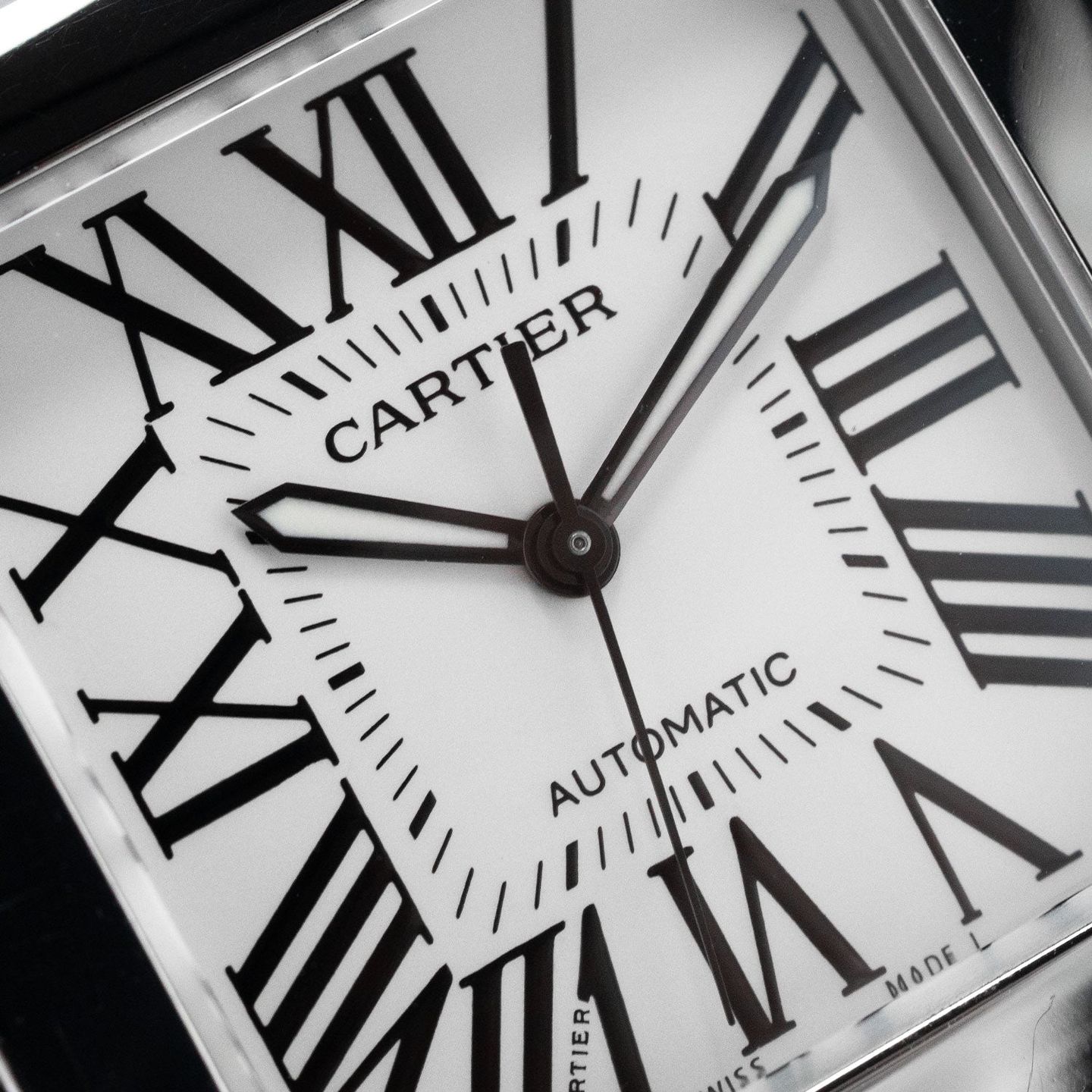 Cartier Santos 100 W200737G (2015) - Zilver wijzerplaat 38mm Staal (3/7)