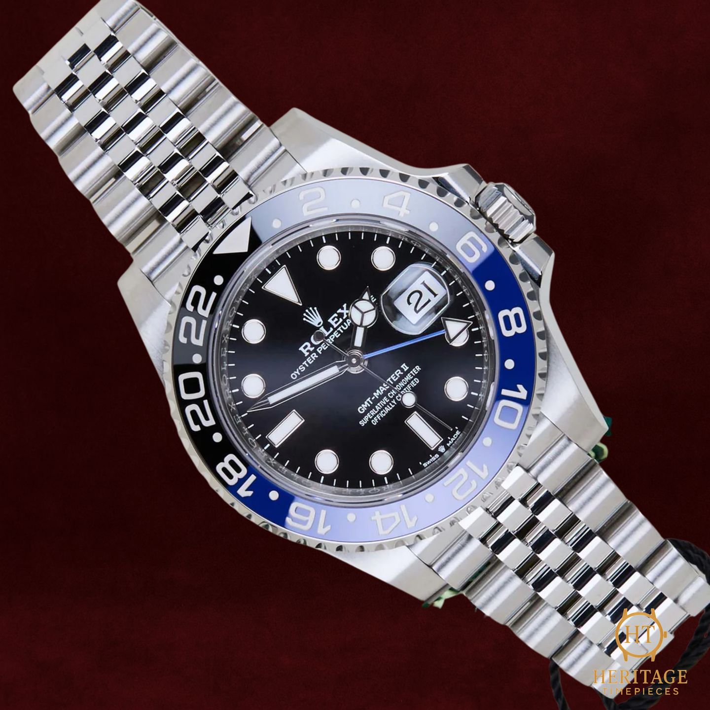 Rolex GMT-Master II 126710BLNR (2026) - Zwart wijzerplaat 40mm Staal (3/8)