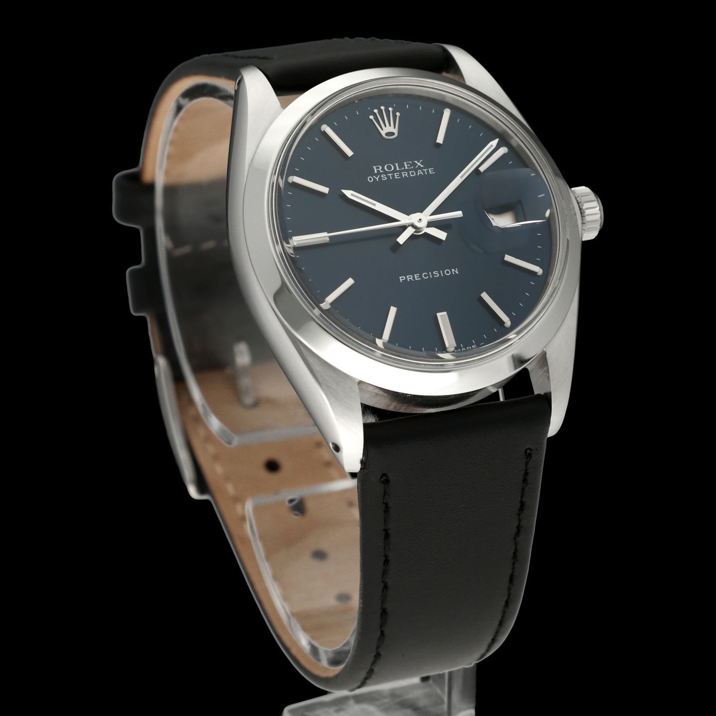 Rolex Oyster Precision 6694 (1969) - Blue dial 34 mm Steel case (3/7)