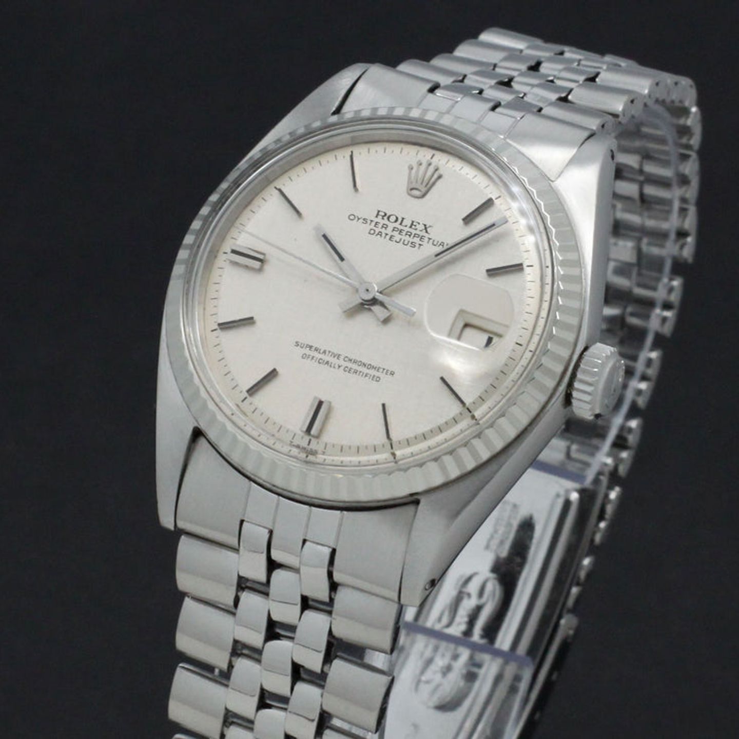 Rolex Datejust 1601 (1969) - Zilver wijzerplaat 36mm Staal (5/6)