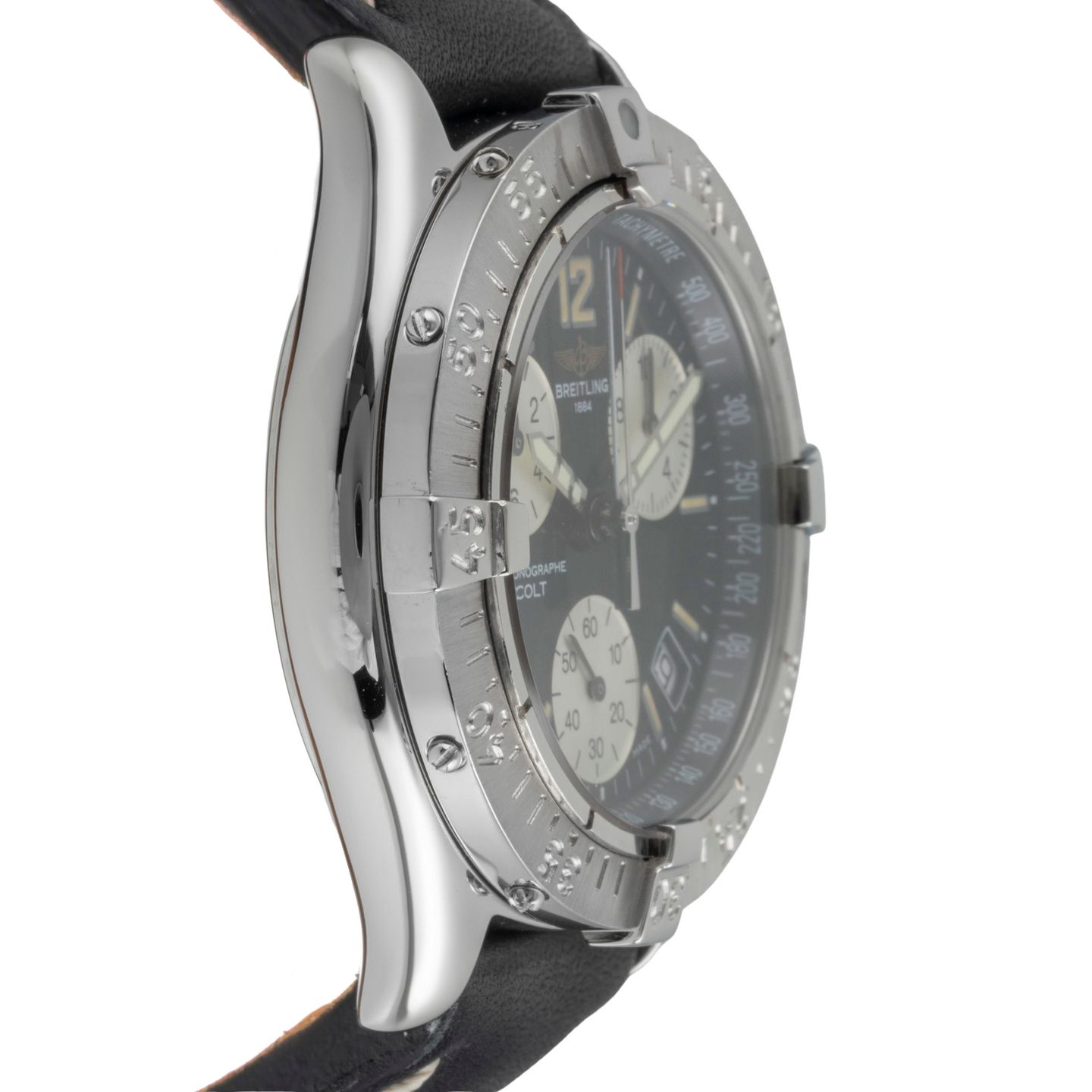 Breitling Colt Chronograph A53035 (1995) - 38 mm Steel case (7/8)