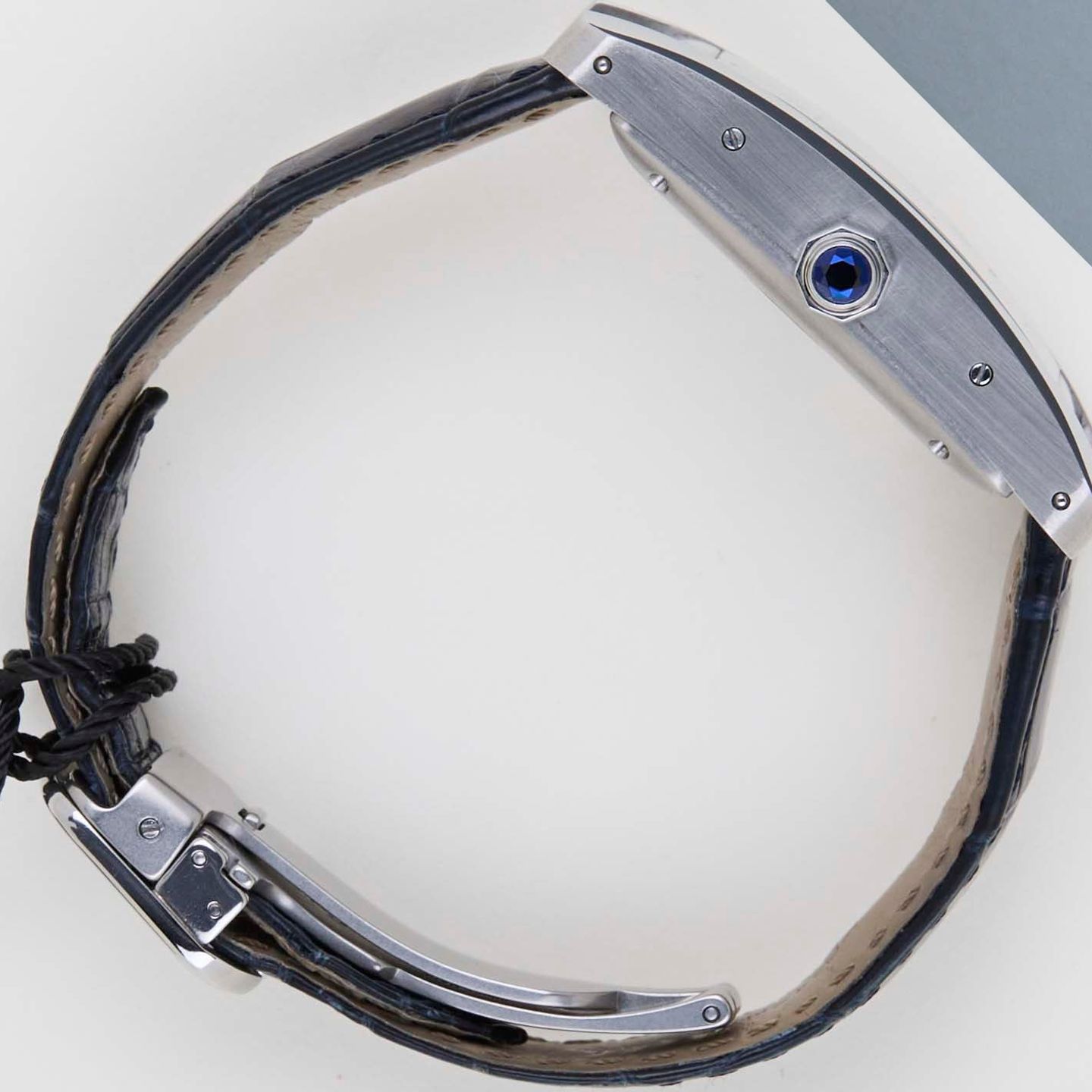 Cartier Tank Américaine WSTA0017 (2019) - Wit wijzerplaat 42mm Staal (7/8)