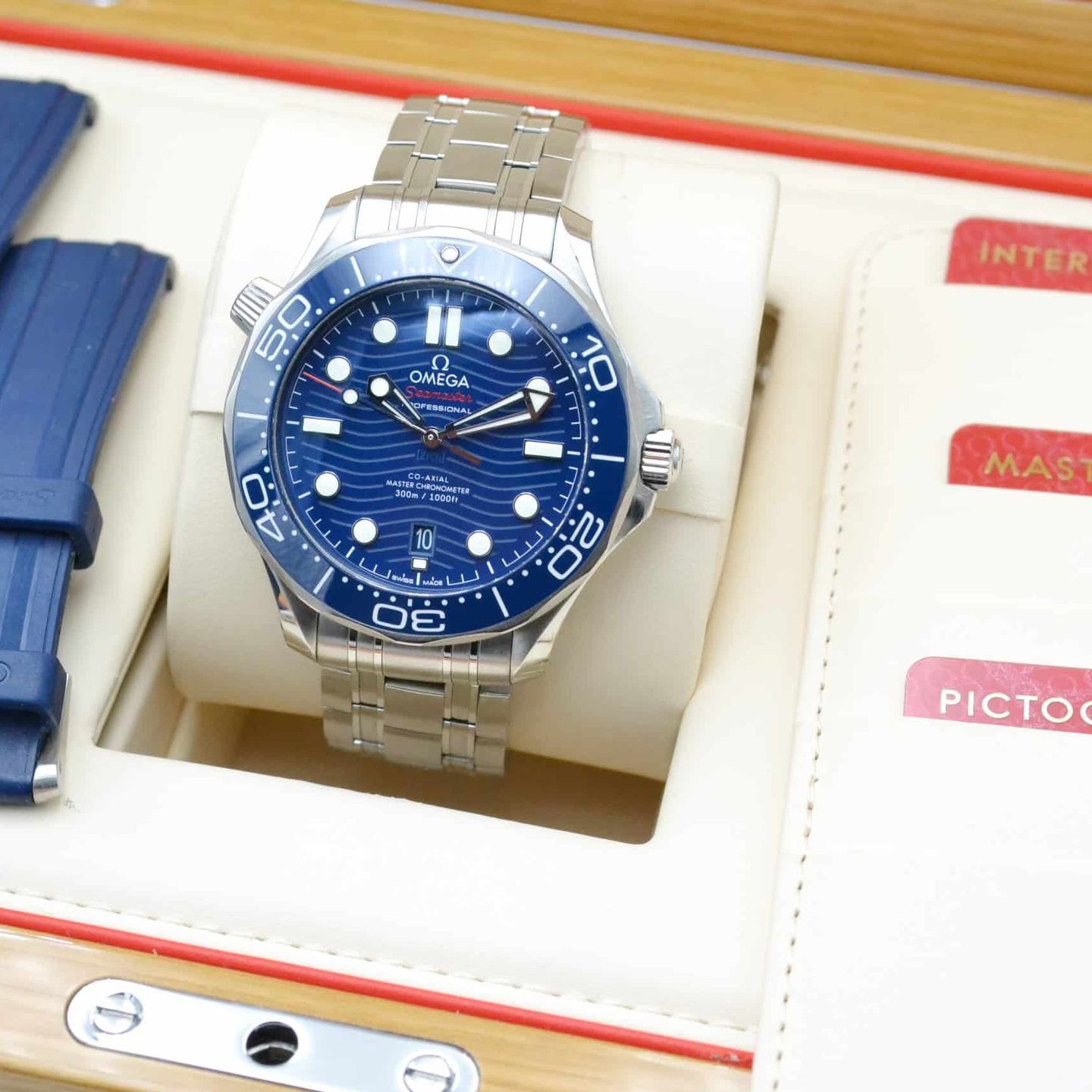 Omega Seamaster Diver 300 M 210.30.42.20.03.001 (2021) - Blauw wijzerplaat 42mm Staal (7/7)