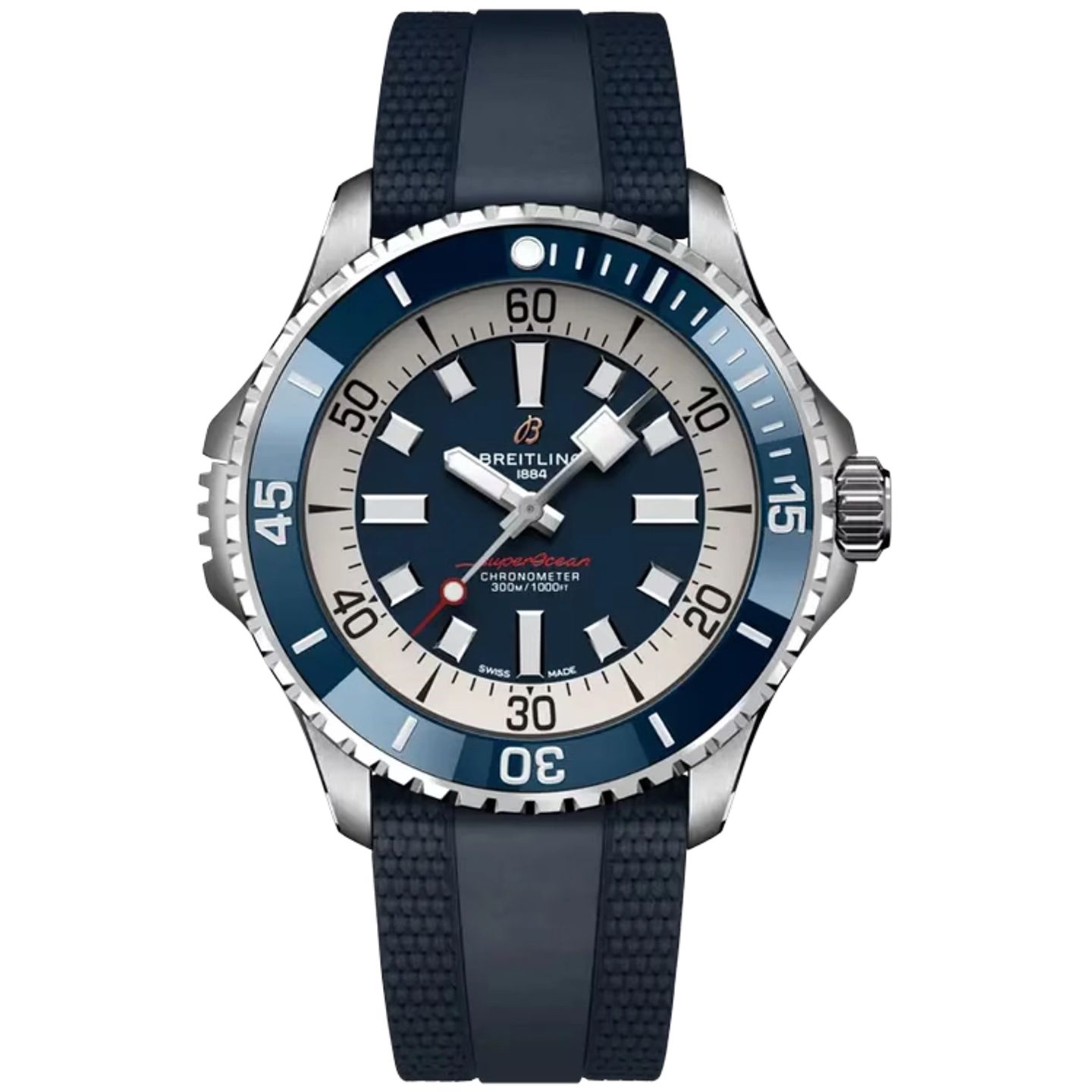 Breitling Superocean A17378E71C1S1 (2022) - Blauw wijzerplaat 46mm Staal (1/1)
