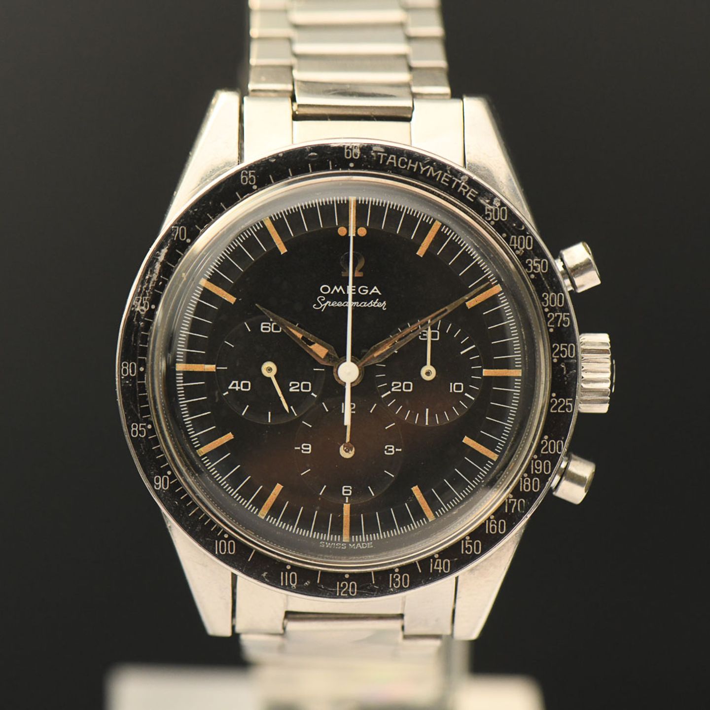 Omega Speedmaster 2998-5 (1962) - Black dial 39 mm Steel case (1/8)