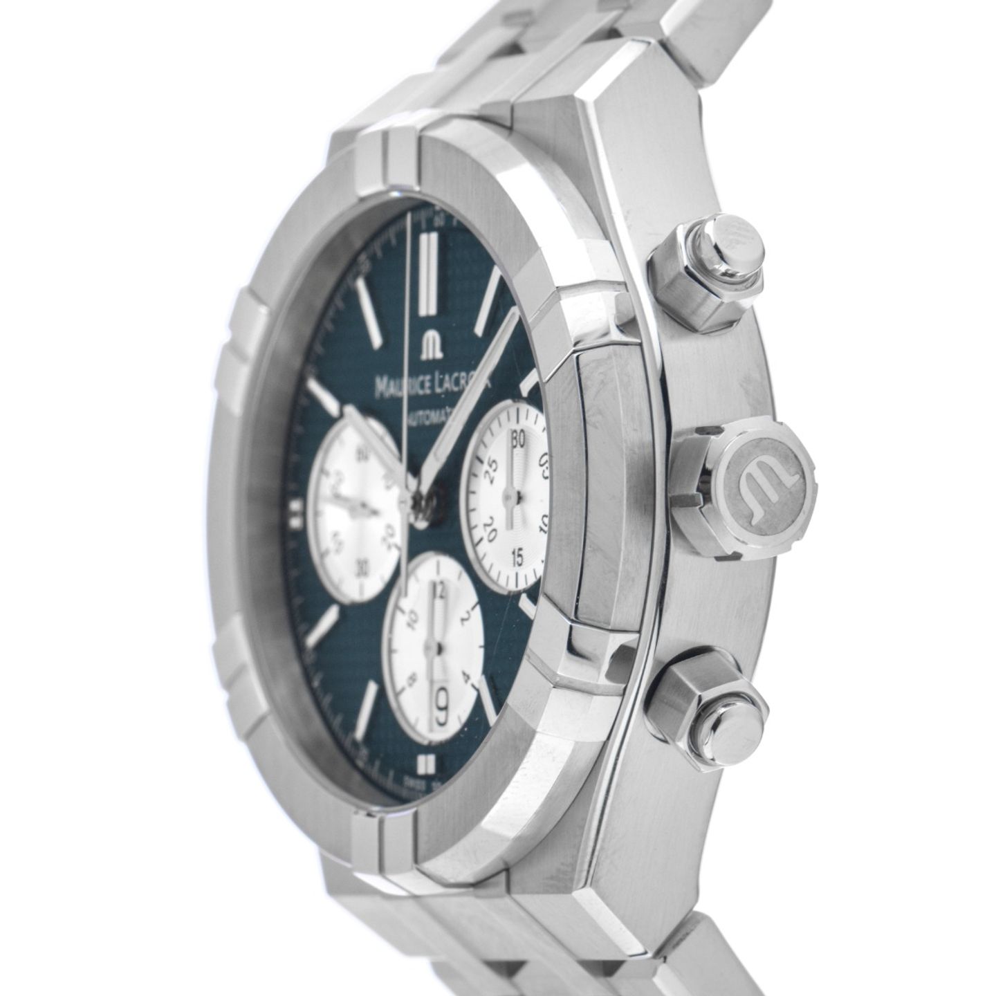 Maurice Lacroix Aikon AI6006-PVY11-170-1 (Unknown (random serial)) - Blue dial 35 mm Steel case (4/7)