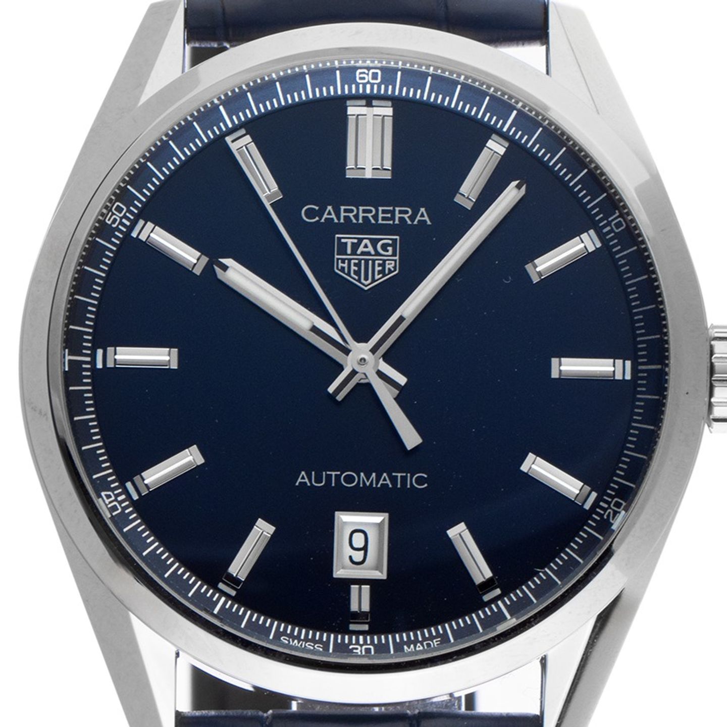 TAG Heuer Carrera Calibre 5 WBN2112.FC6504 (2025) - Blue dial 39 mm Steel case (1/7)