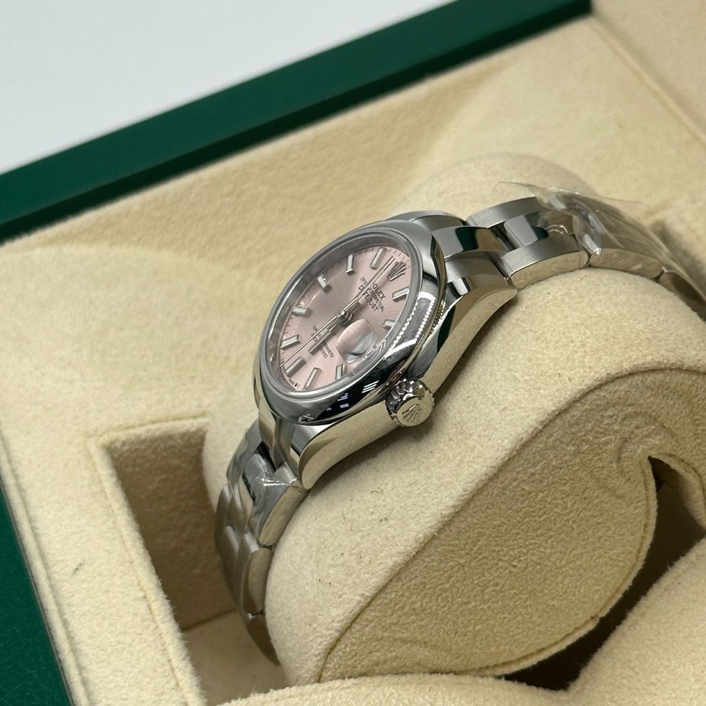 Rolex Lady-Datejust 279160 (2024) - Pink dial 28 mm Steel case (6/8)