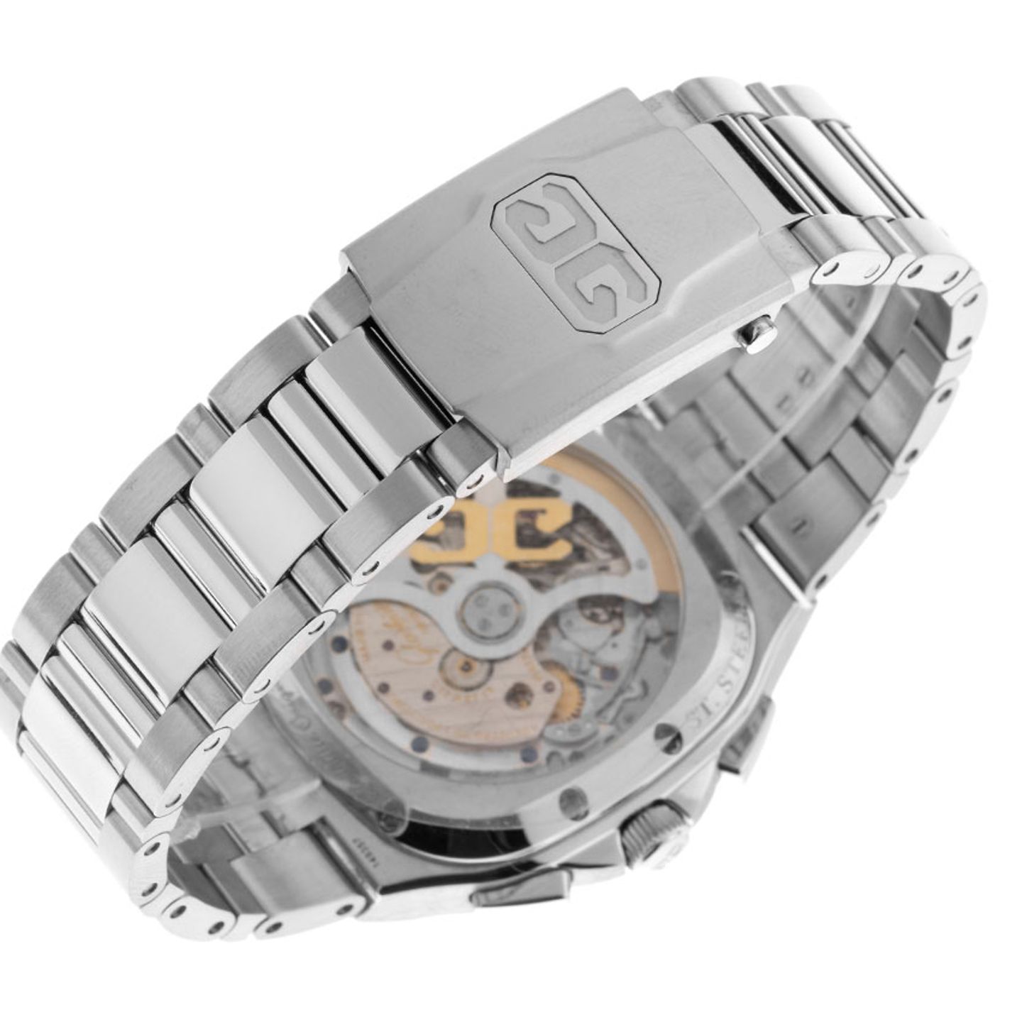 Glashütte Original Senator Chronograph Panorama Date 1-37-02-08-02-70 (2025) - Blue dial 40 mm Steel case (7/7)