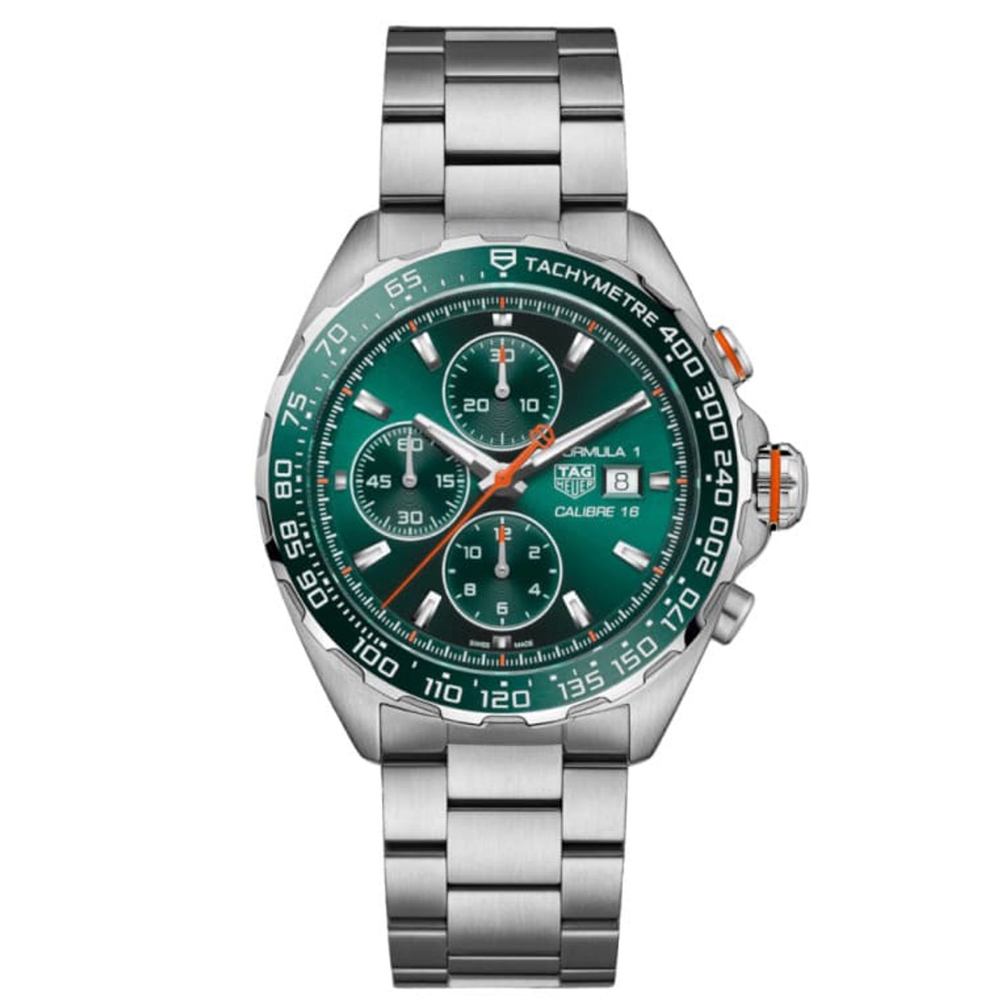 TAG Heuer Formula 1 CAZ201H.BA0876 (2024) - Green dial 44 mm Steel case (1/1)