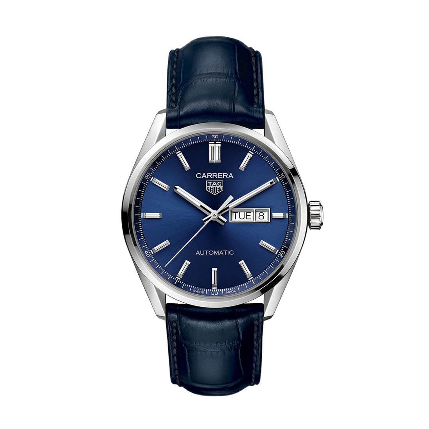 TAG Heuer Carrera Calibre 5 WBN2012.FC6502 (2023) - Blauw wijzerplaat 41mm Staal (3/3)