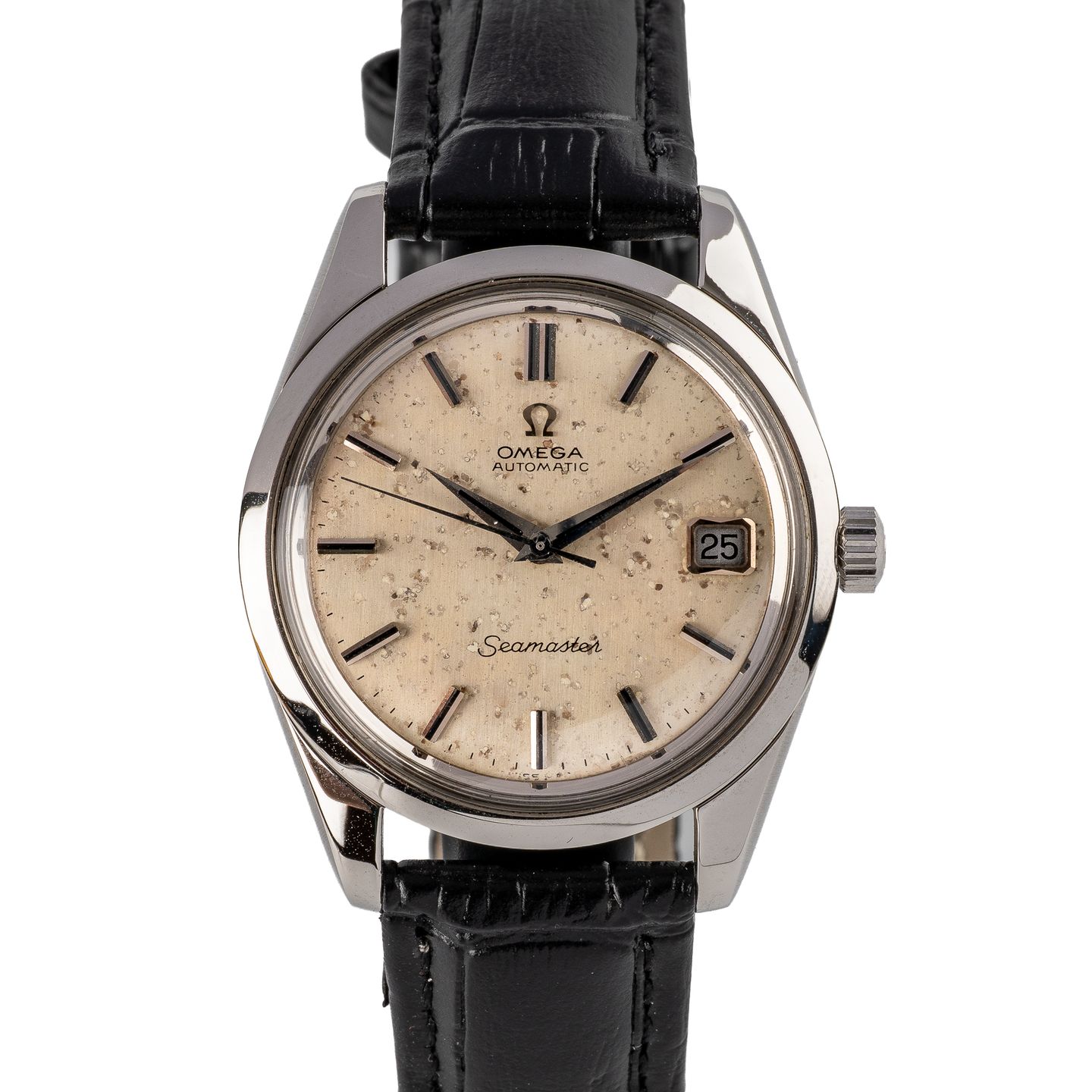 Omega Seamaster 166.01 (1968) - Silver dial 35 mm Steel case (1/8)