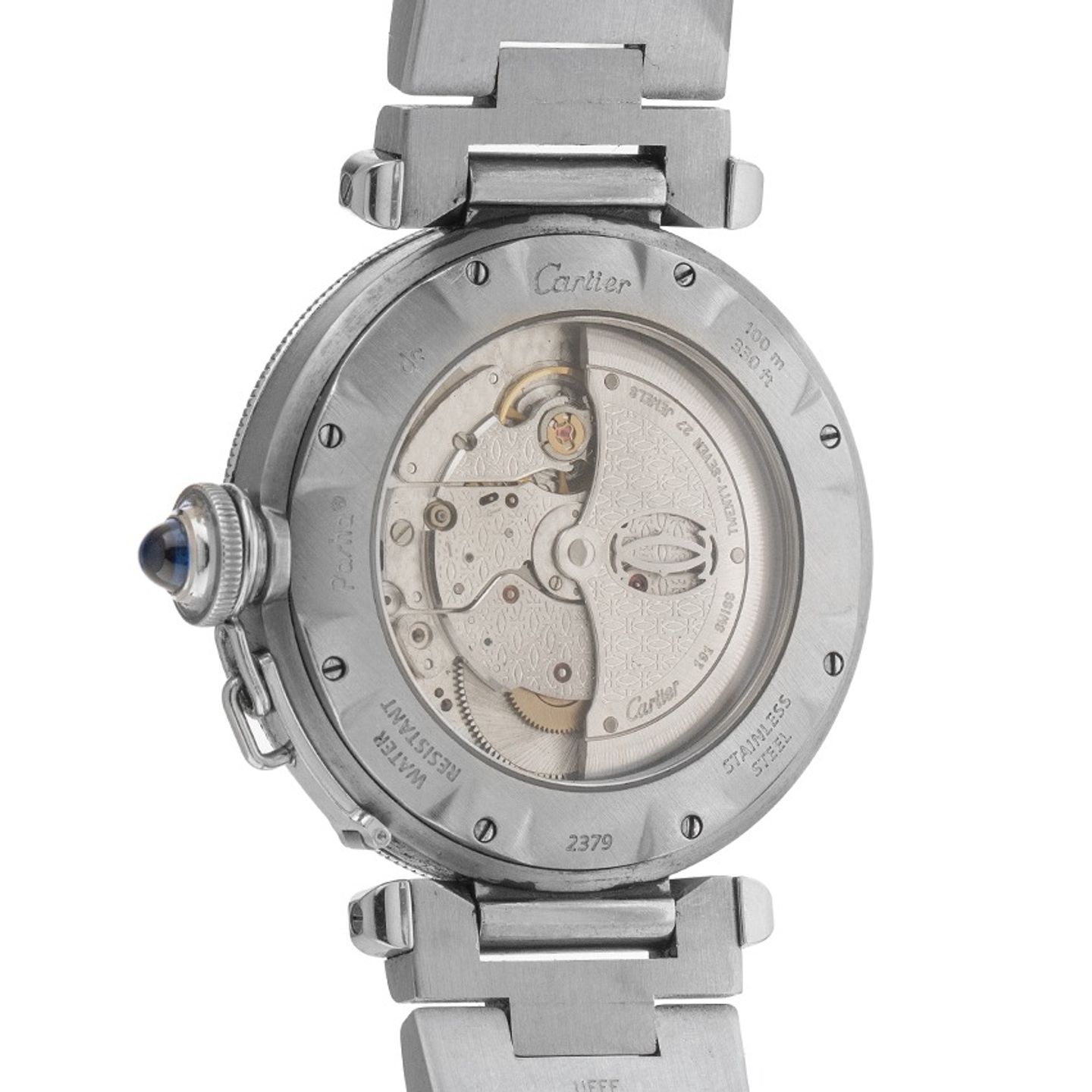 Cartier Pasha 2379 (2001) - 38mm Staal (6/7)