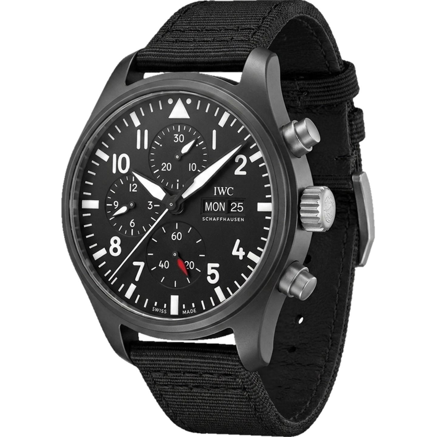 IWC Pilot Chronograph Top Gun IW389101 (2026) - Black dial 45 mm Ceramic case (1/1)
