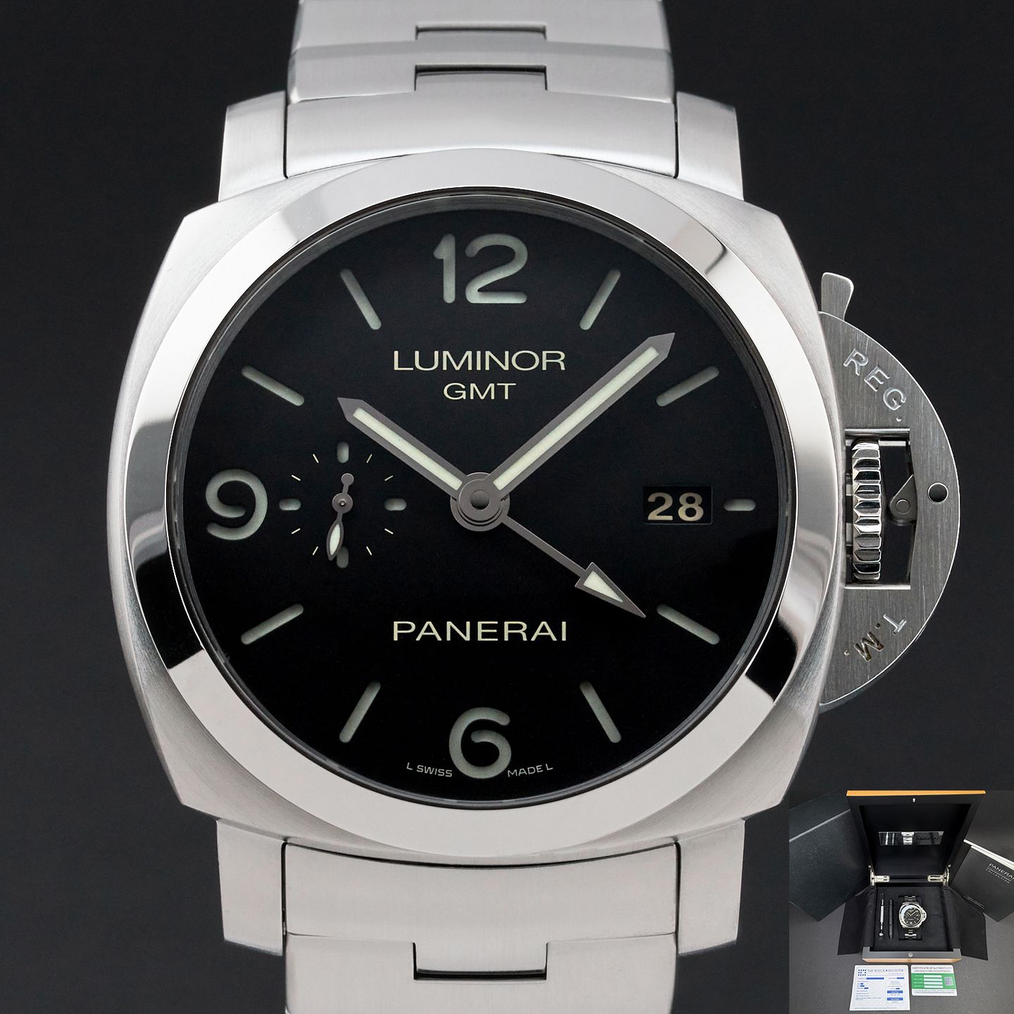 Panerai Luminor 1950 3 Days GMT Automatic PAM00329 - (1/8)