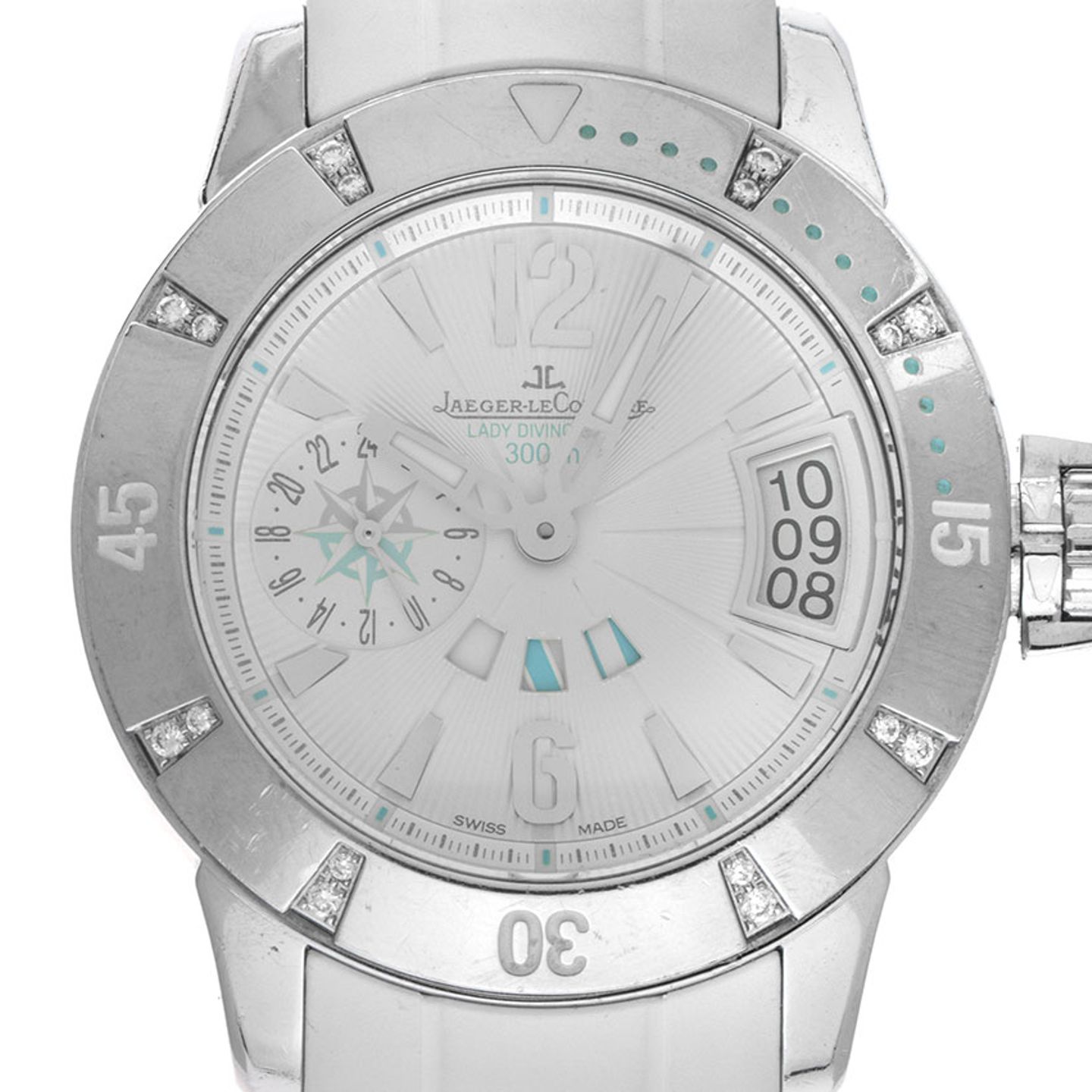 Jaeger-LeCoultre Master Compressor Diving GMT 156.8.61 (2008) - 38mm Staal (1/8)