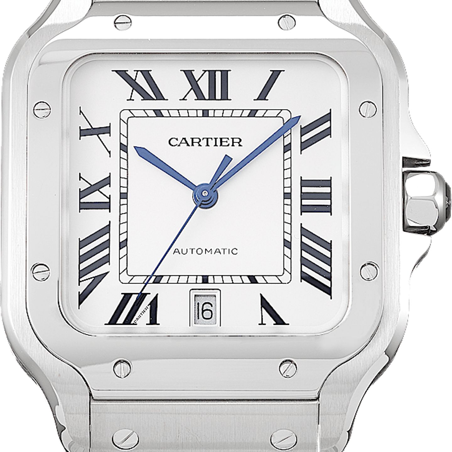Cartier Santos WSSA0018 (2025) - Zilver wijzerplaat 40mm Staal (2/5)