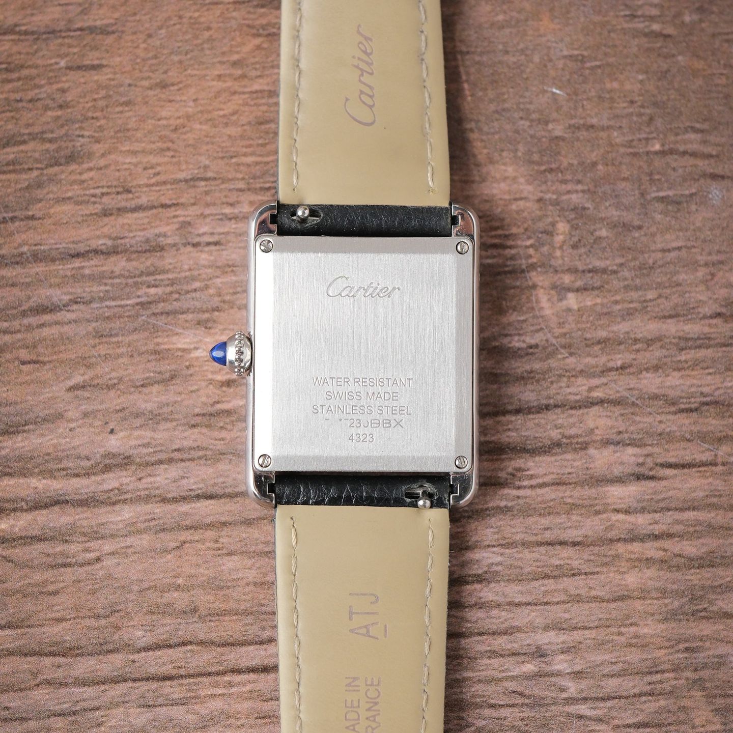 Cartier Tank WSTA0041 (2021) - White dial 34 mm Steel case (10/10)