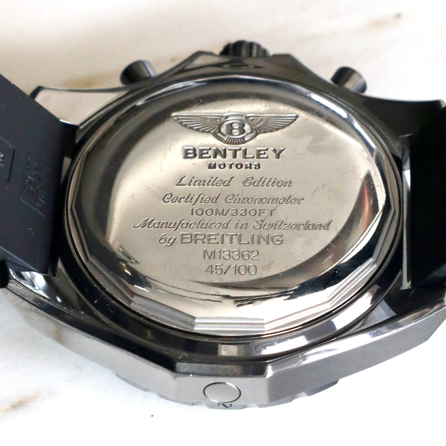 Breitling Bentley GT A1336212.B724 (2021) - Black dial 45 mm Steel case (5/8)