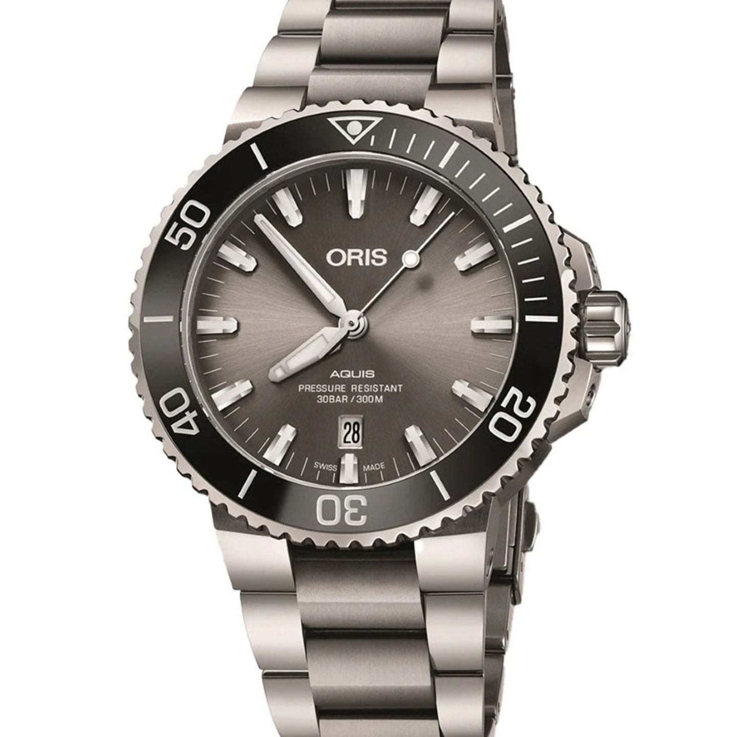 Oris Aquis Titanium Date 01 733 7730 7153-07 8 24 15PEB - (1/1)