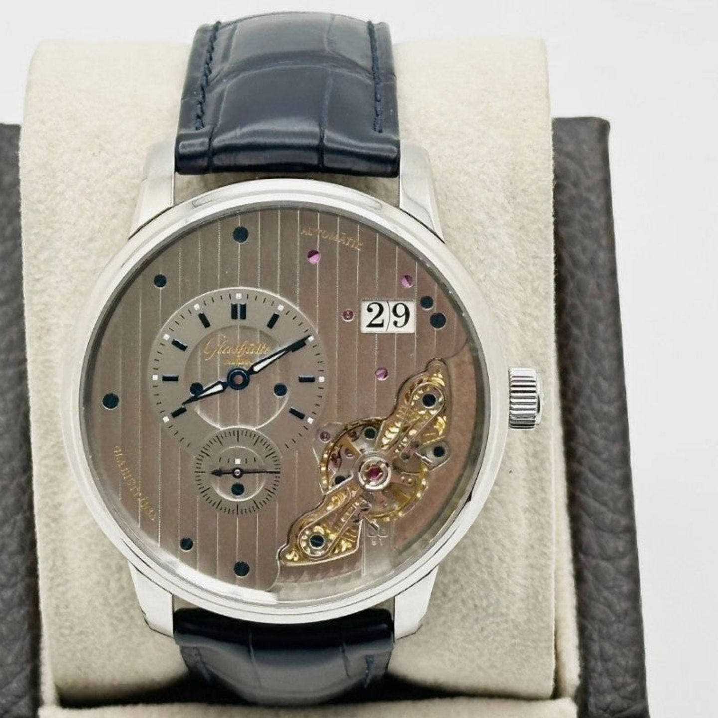 Glashütte Original PanoMaticInverse 1-91-02-02-02-61 (2025) - Grey dial 42 mm Steel case (1/1)