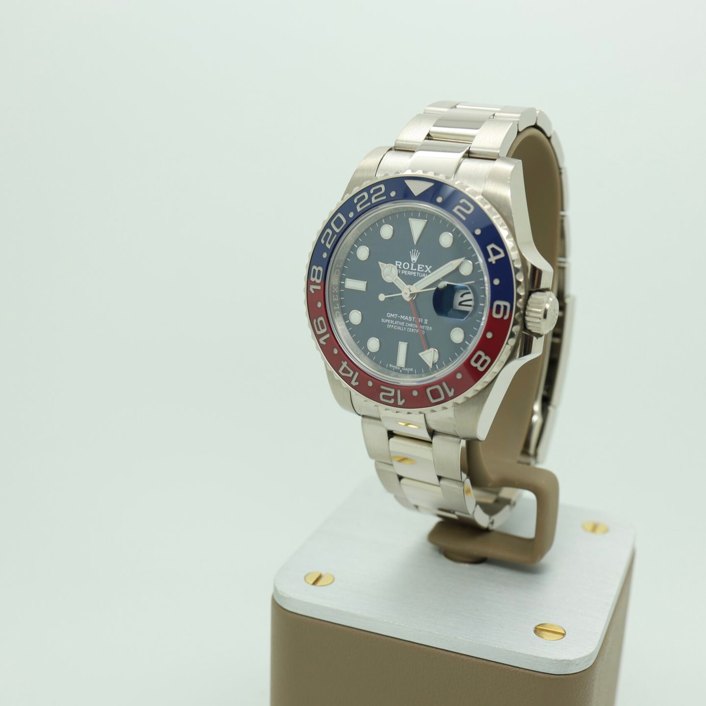 Rolex GMT-Master II 116719BLRO (2018) - 40 mm White Gold case (1/8)
