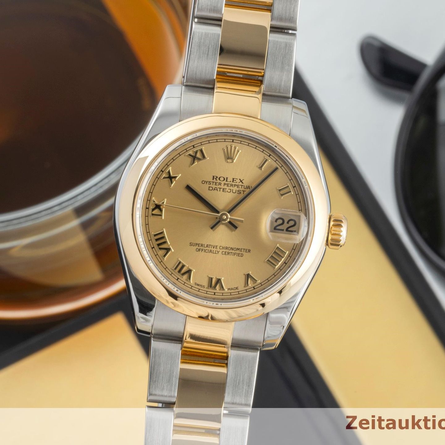 Rolex Datejust 31 178243 (2007) - 31mm Goud/Staal (3/8)