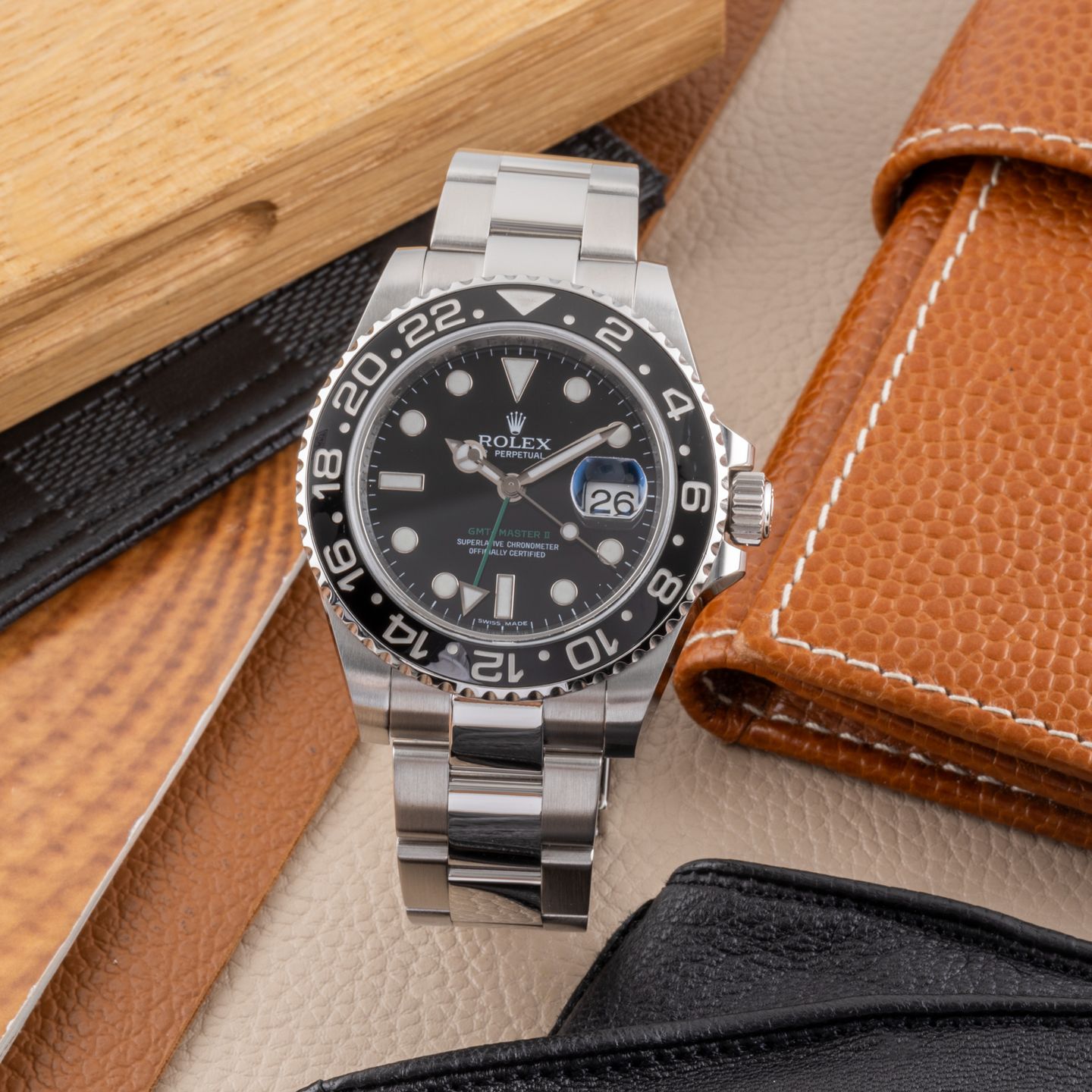 Rolex GMT-Master II 116710 (2007) - 40mm Staal (1/8)