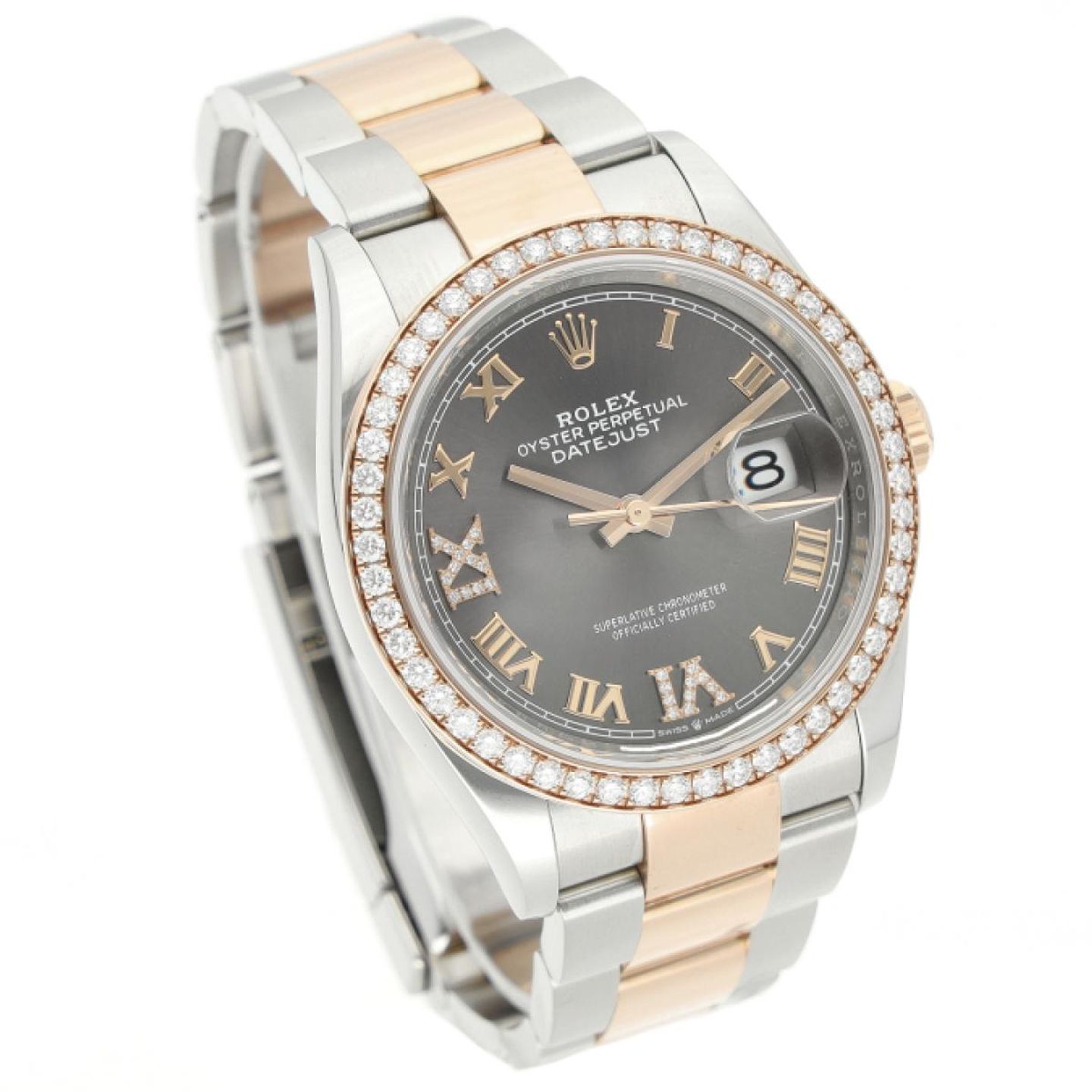 Rolex Datejust 36 126281RBR (2020) - Grijs wijzerplaat 36mm Staal (3/8)