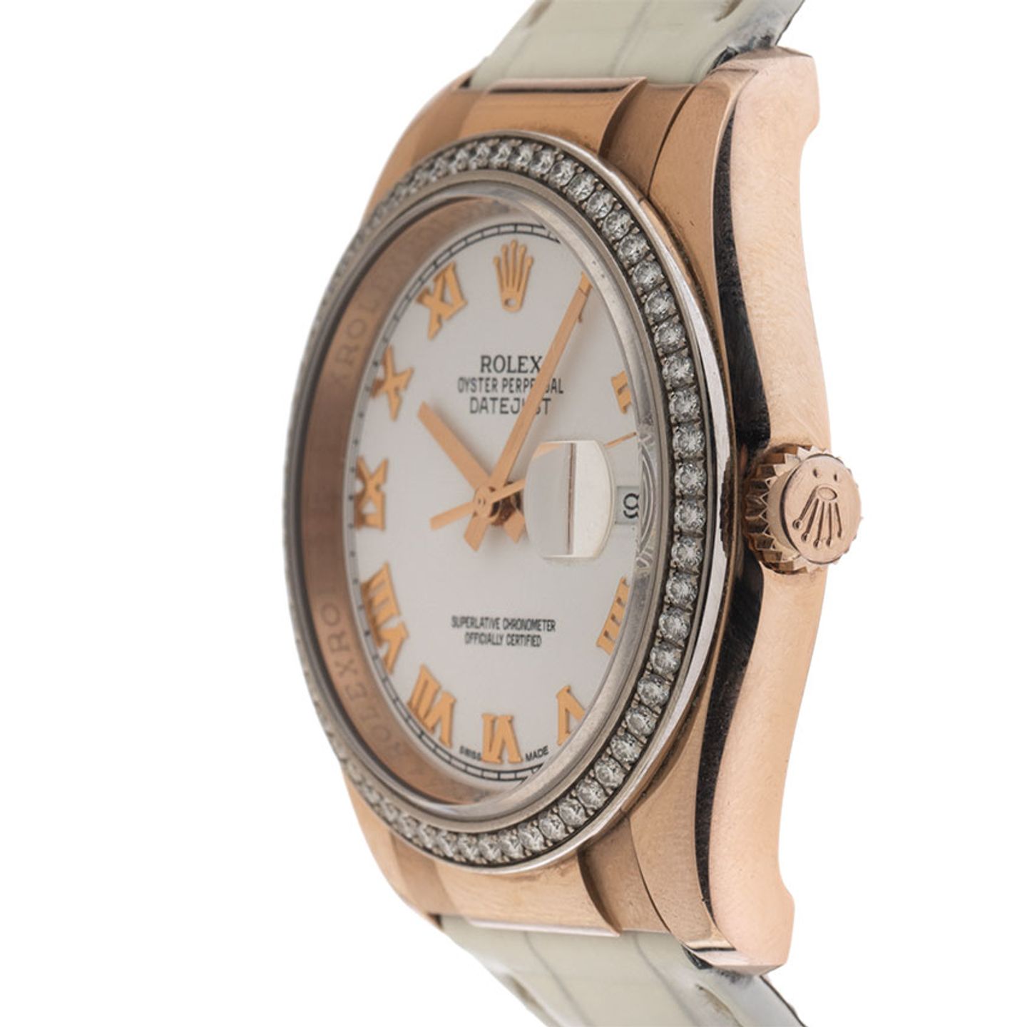 Rolex Datejust 36 116185BBR (2013) - Zwart wijzerplaat 36mm Roségoud (4/8)