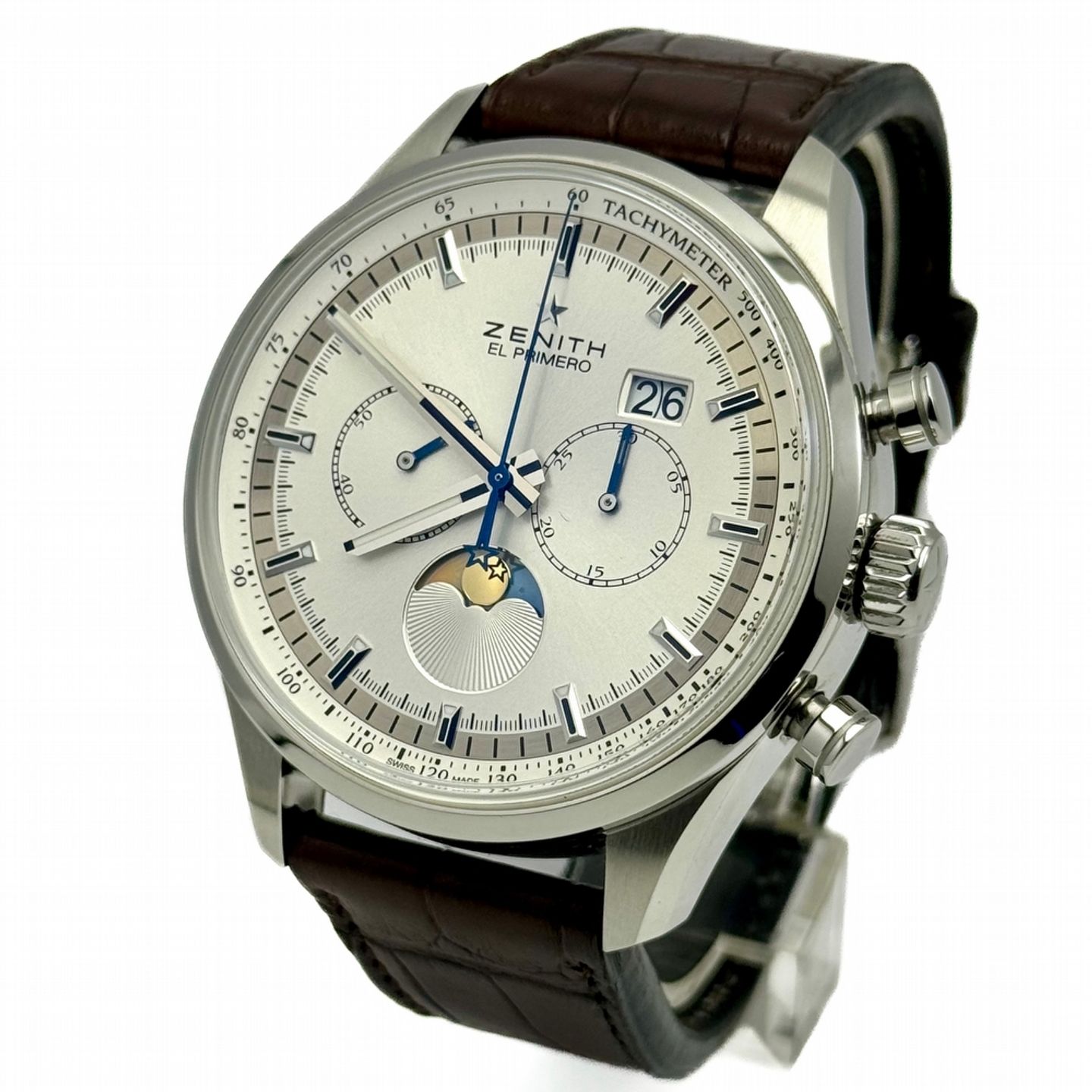 Zenith El Primero 03.2160.4047/02.C713 (2018) - Silver dial 45 mm Steel case (1/10)