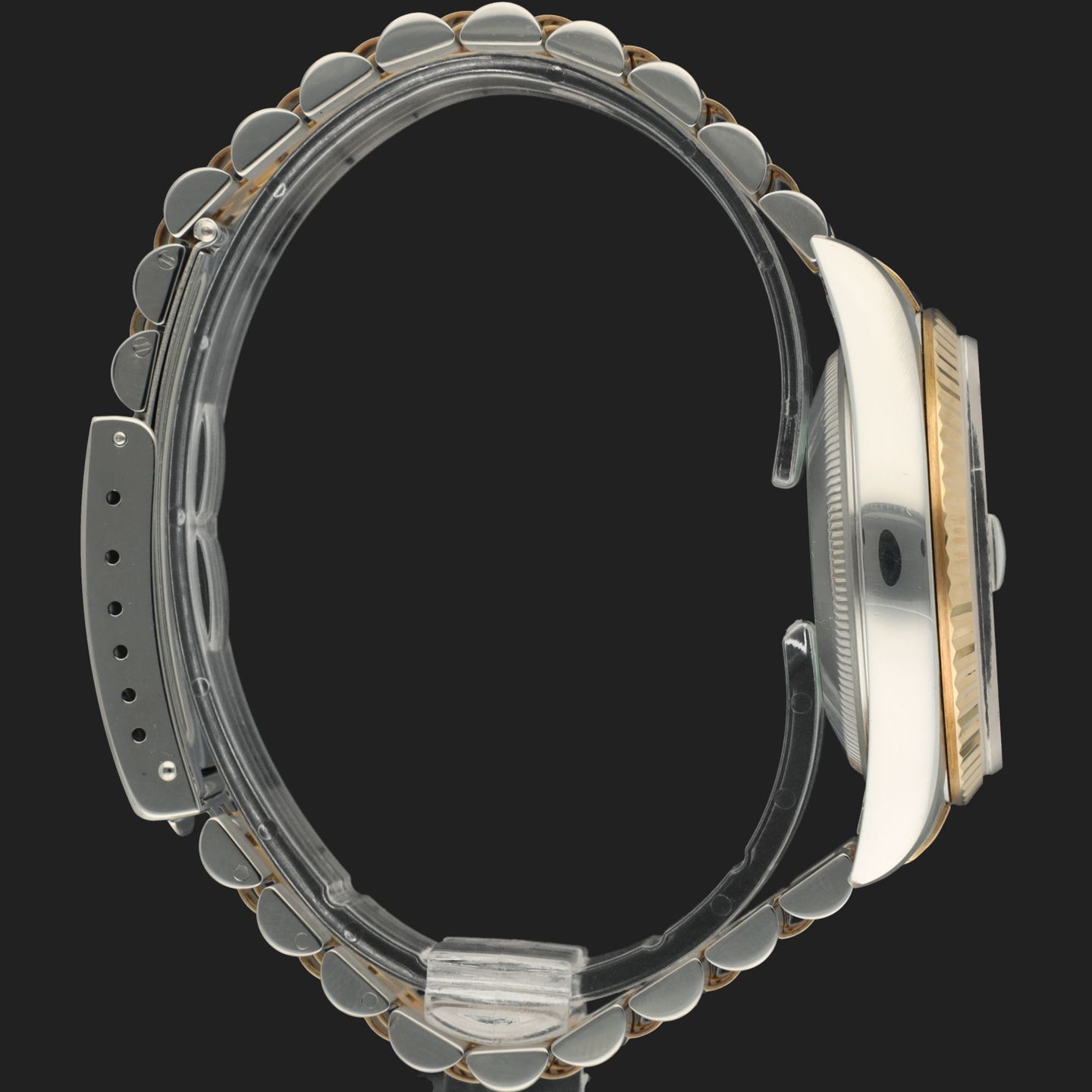 Rolex Datejust 36 16233 (1996) - Beige wijzerplaat 36mm Goud/Staal (5/8)