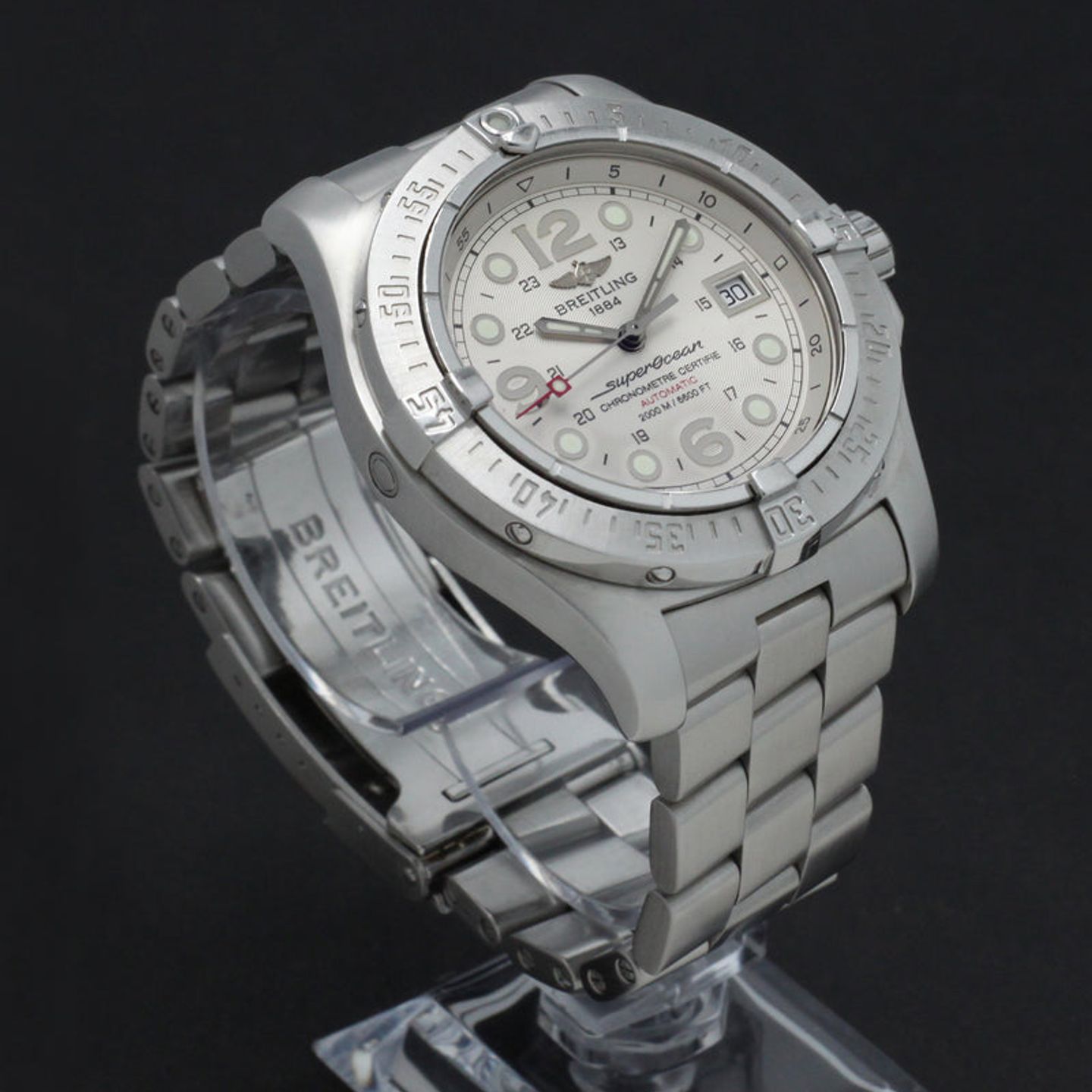 Breitling Superocean Steelfish A17390 (2007) - Zilver wijzerplaat 44mm Staal (6/7)