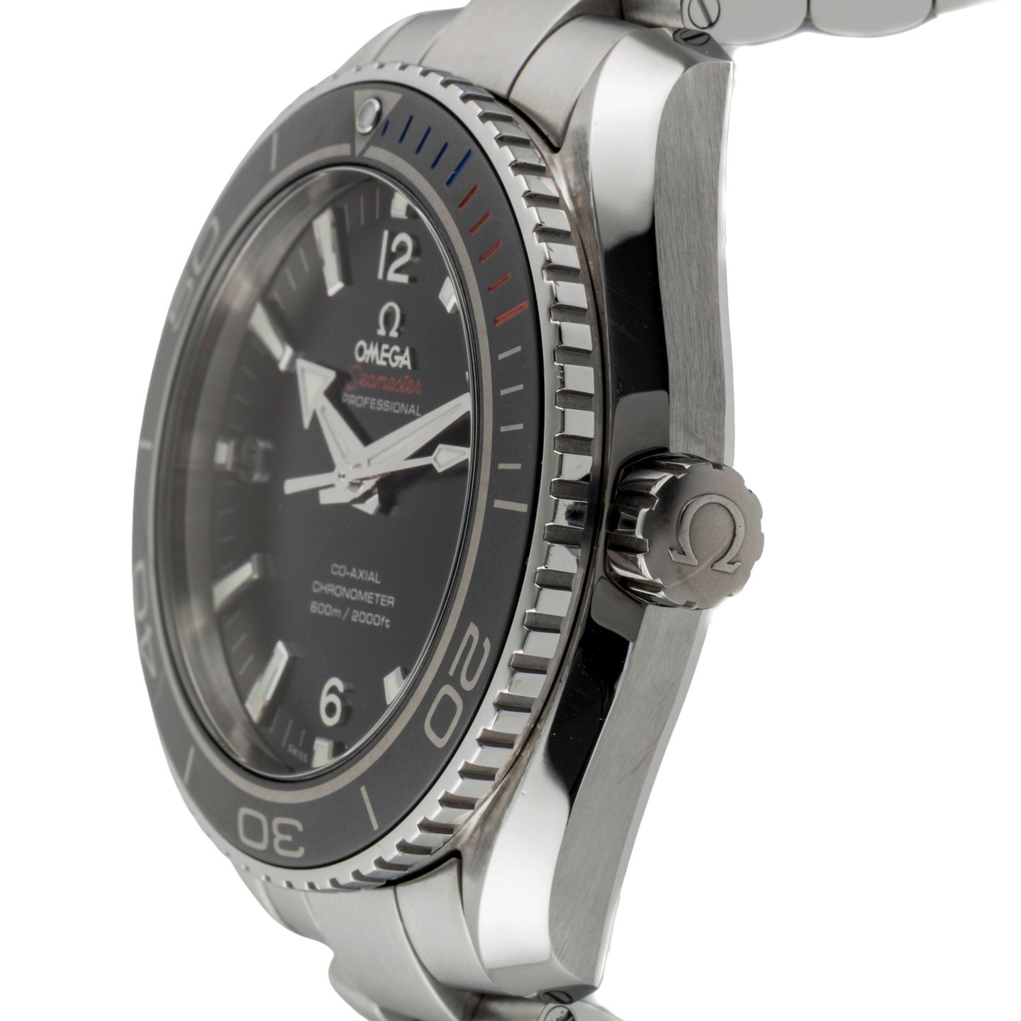 Omega Seamaster Planet Ocean 522.30.46.21.01.001 (Onbekend (willekeurig serienummer)) - Zwart wijzerplaat 46mm Staal (6/8)
