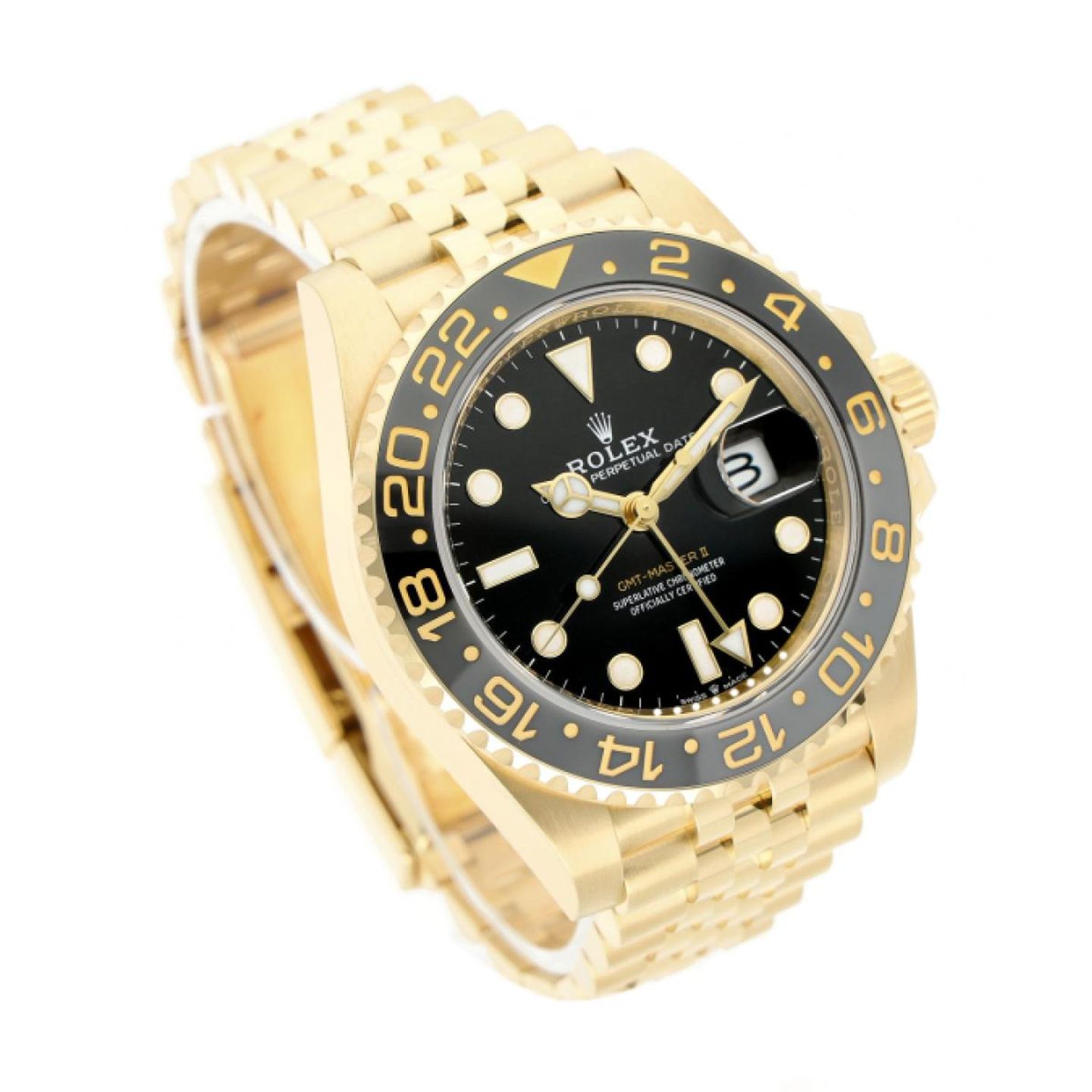 Rolex GMT-Master II 126718GRNR (2024) - Black dial 40 mm Yellow Gold case (3/5)