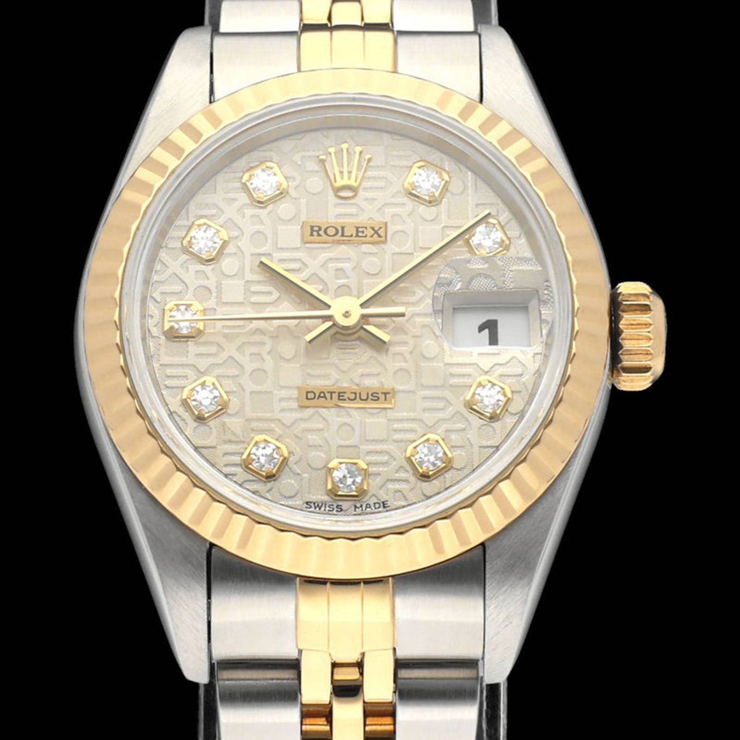 Rolex Lady-Datejust 69173 (1999) - Silver dial 26 mm Gold/Steel case (1/7)