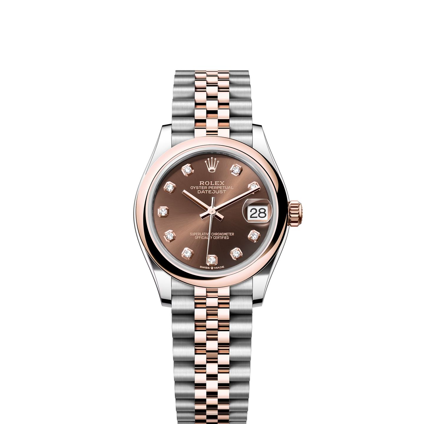 Rolex Datejust 31 278241 (2024) - Bruin wijzerplaat 31mm Staal (1/1)