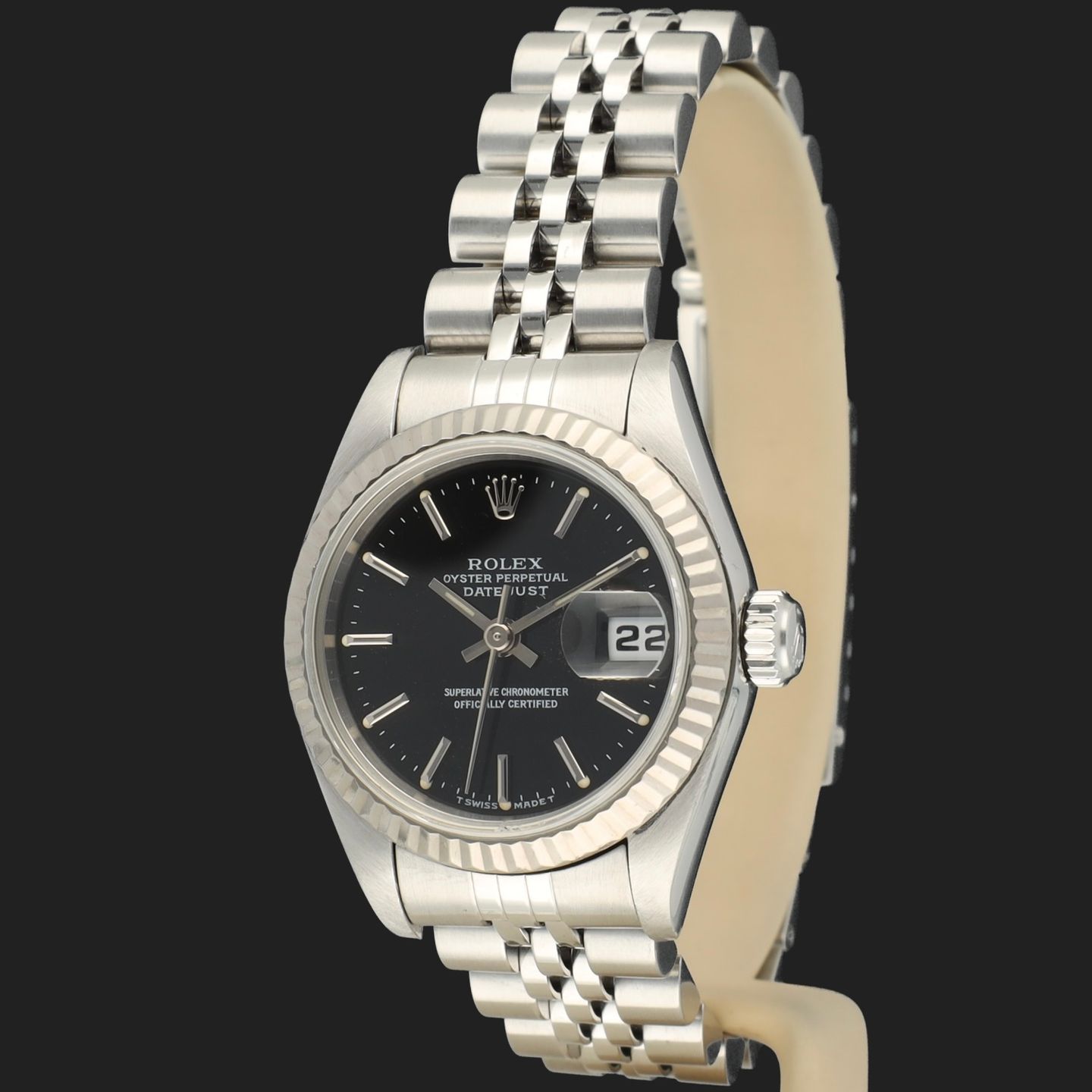 Rolex Lady-Datejust 69174 (1997) - 26mm Staal (1/8)