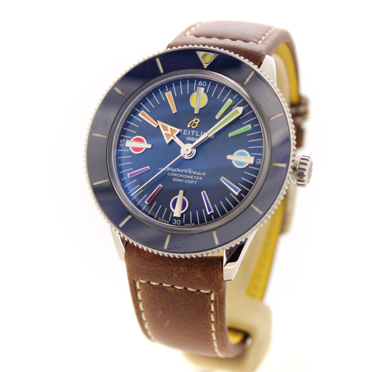 Breitling Superocean Heritage A103702A1C1X2 (2020) - Blauw wijzerplaat 42mm Staal (3/7)