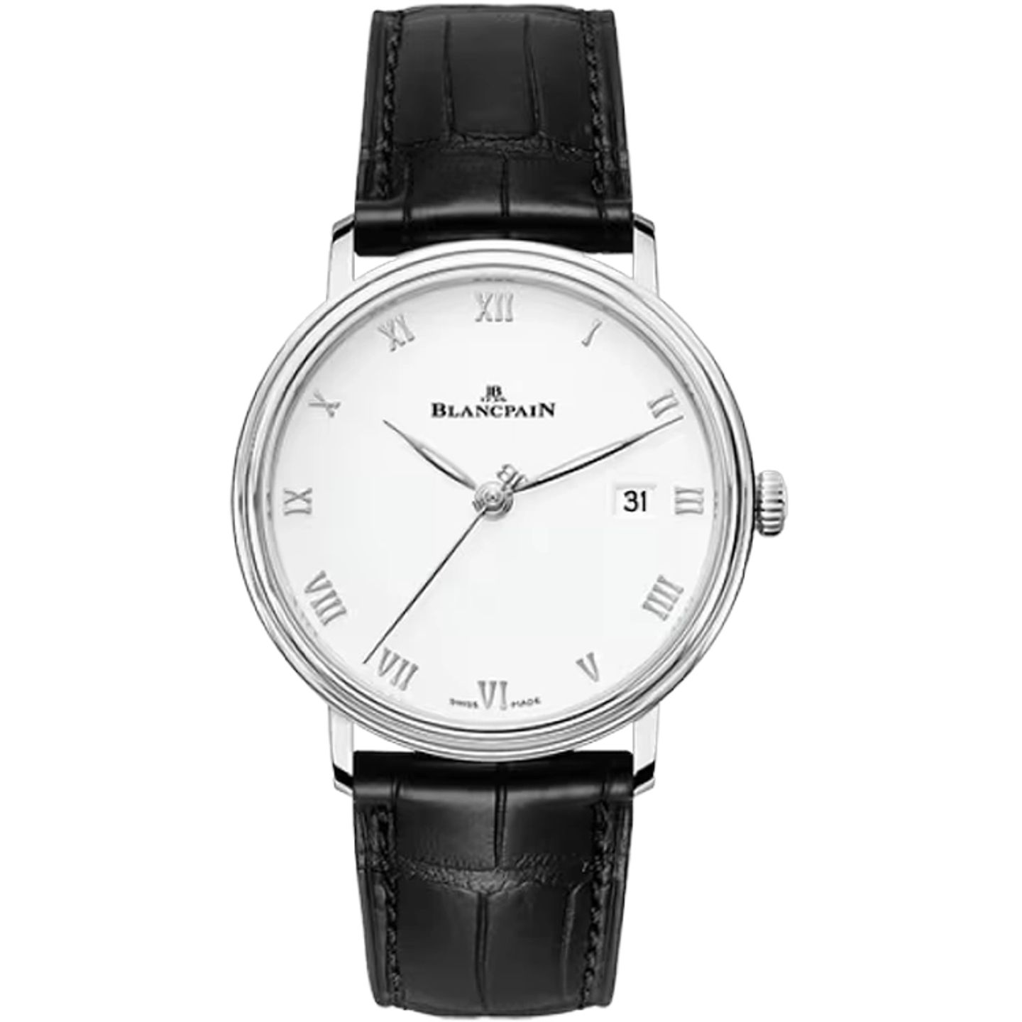 Blancpain Villeret Ultra-Slim 6224-1127-55B (2026) - Wit wijzerplaat 39mm Staal (1/1)