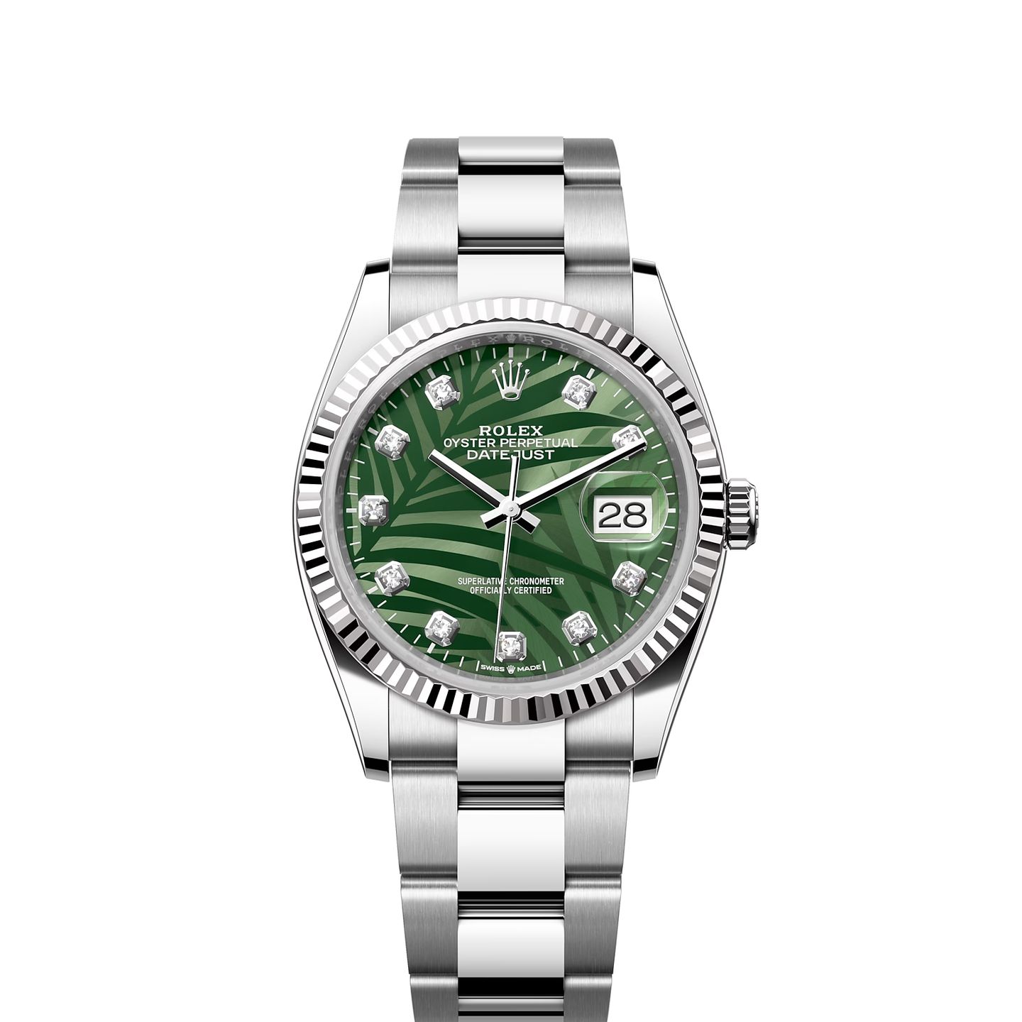 Rolex Datejust 36 126234 (2024) - Groen wijzerplaat 36mm Staal (1/1)