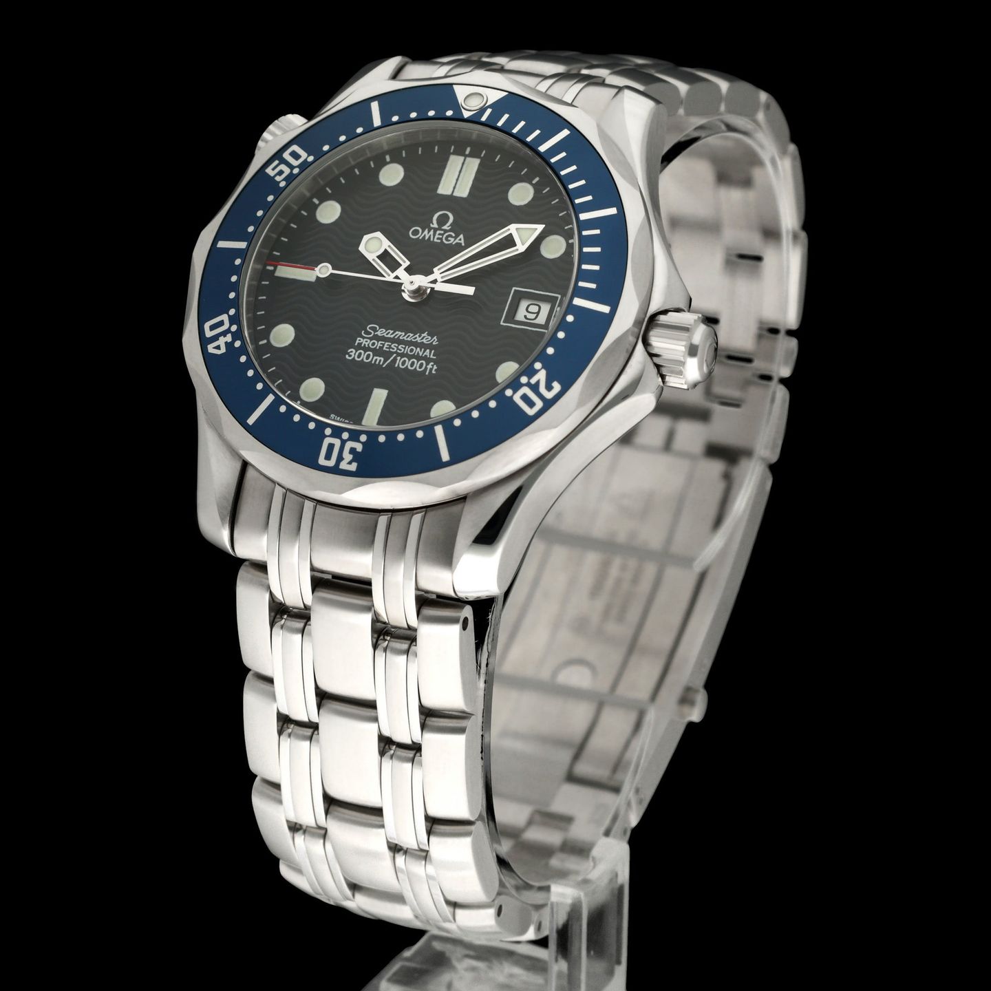 Omega Seamaster Diver 300 M 2561.80.00 (2010) - Blue dial 36 mm Steel case (2/8)